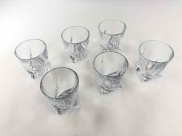 Copo de cristal 340ml conjunto de 6 [BOHEMIA]