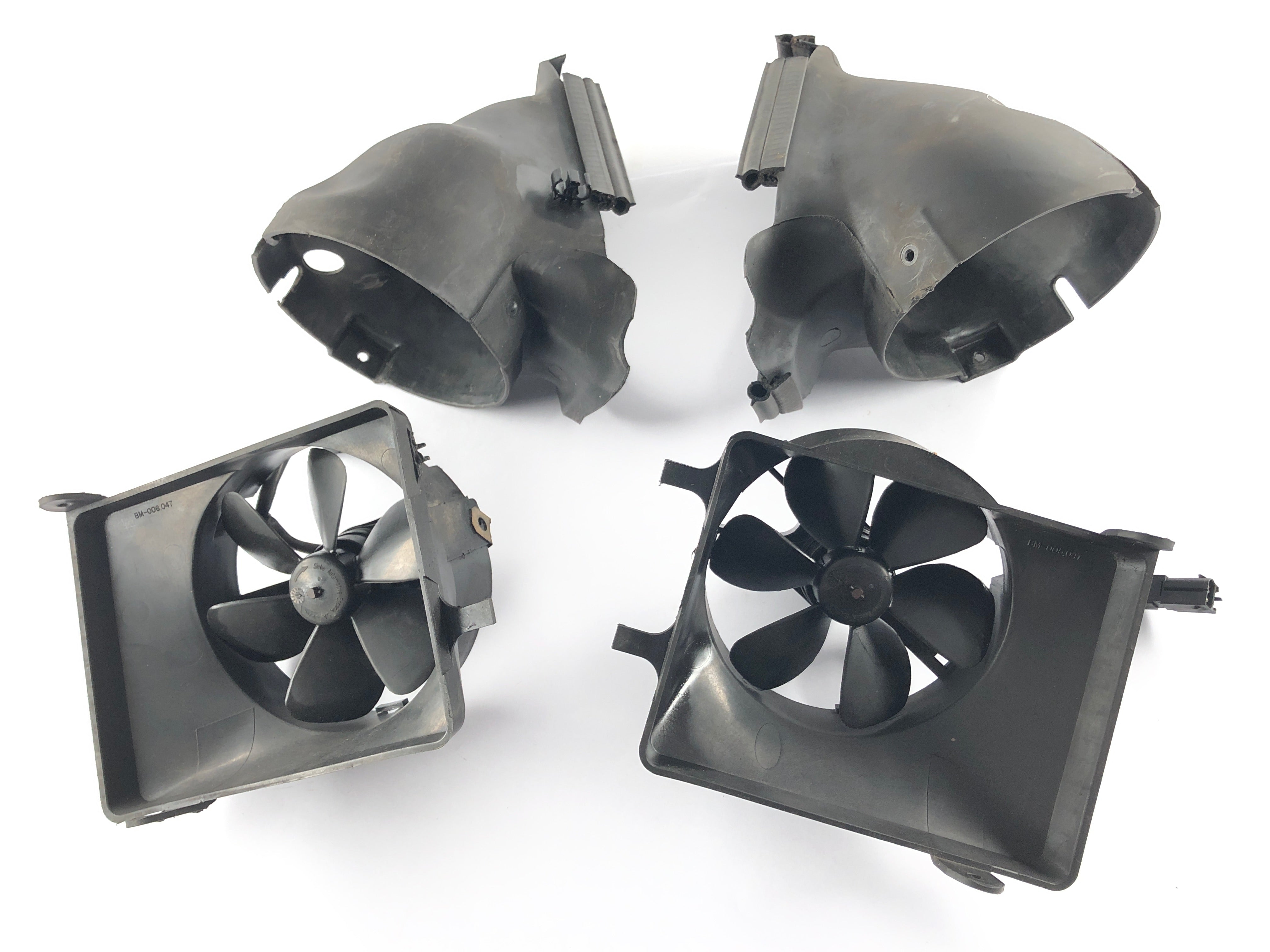 BMW K 1200 LT [2002] - Radiator fan with air duct set pair