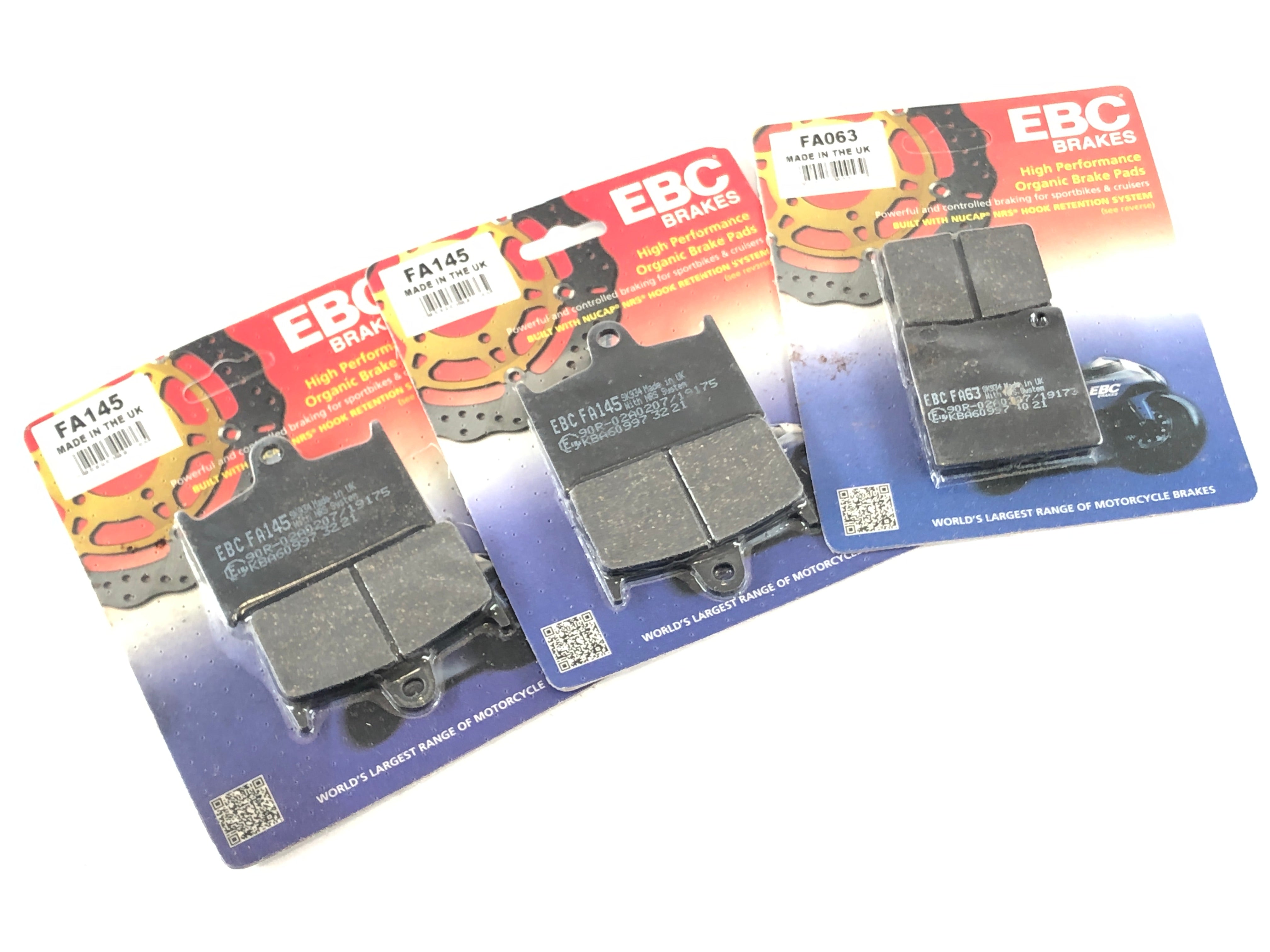 Suzuki GSX-R 1100 GV73B [1991] - Brake pads front and rear set