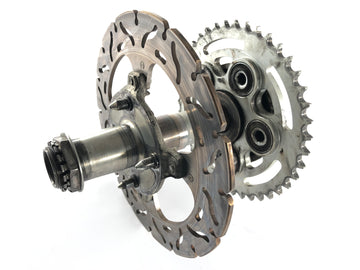 Ducati Multistrada 1000 DS [2004] - Eje trasero con rueda de cadena y disco de freno - 0