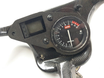 Aprilia RS 250 [1998] - Cockpit Homemade Tachometer Carbon Race Track