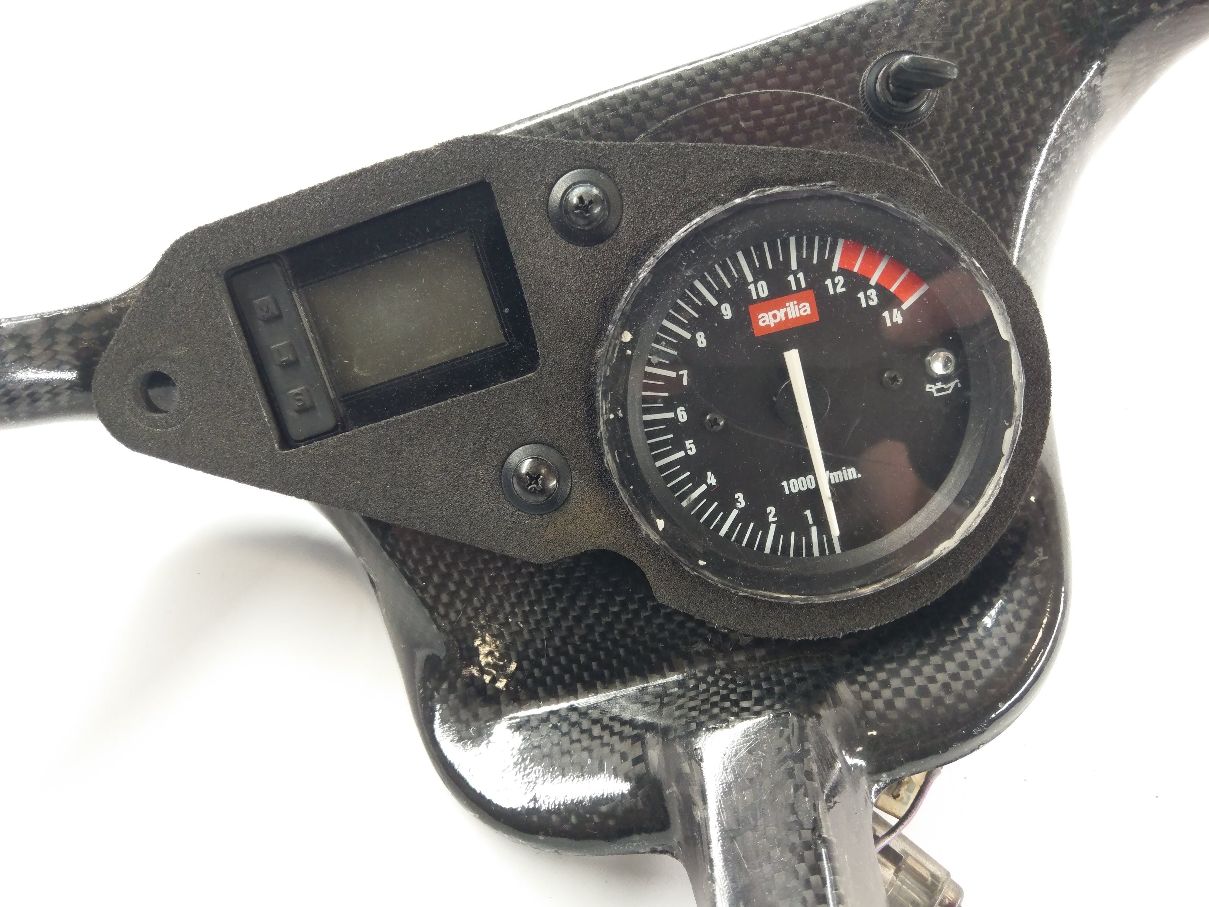 Aprilia Rs 250 [1998] - Cockpit Self -Made Engine Meter Carbon Race Track