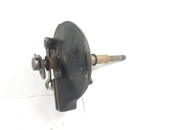 Yamaha DT 400 1R6 - Rear brake drum with rear axle