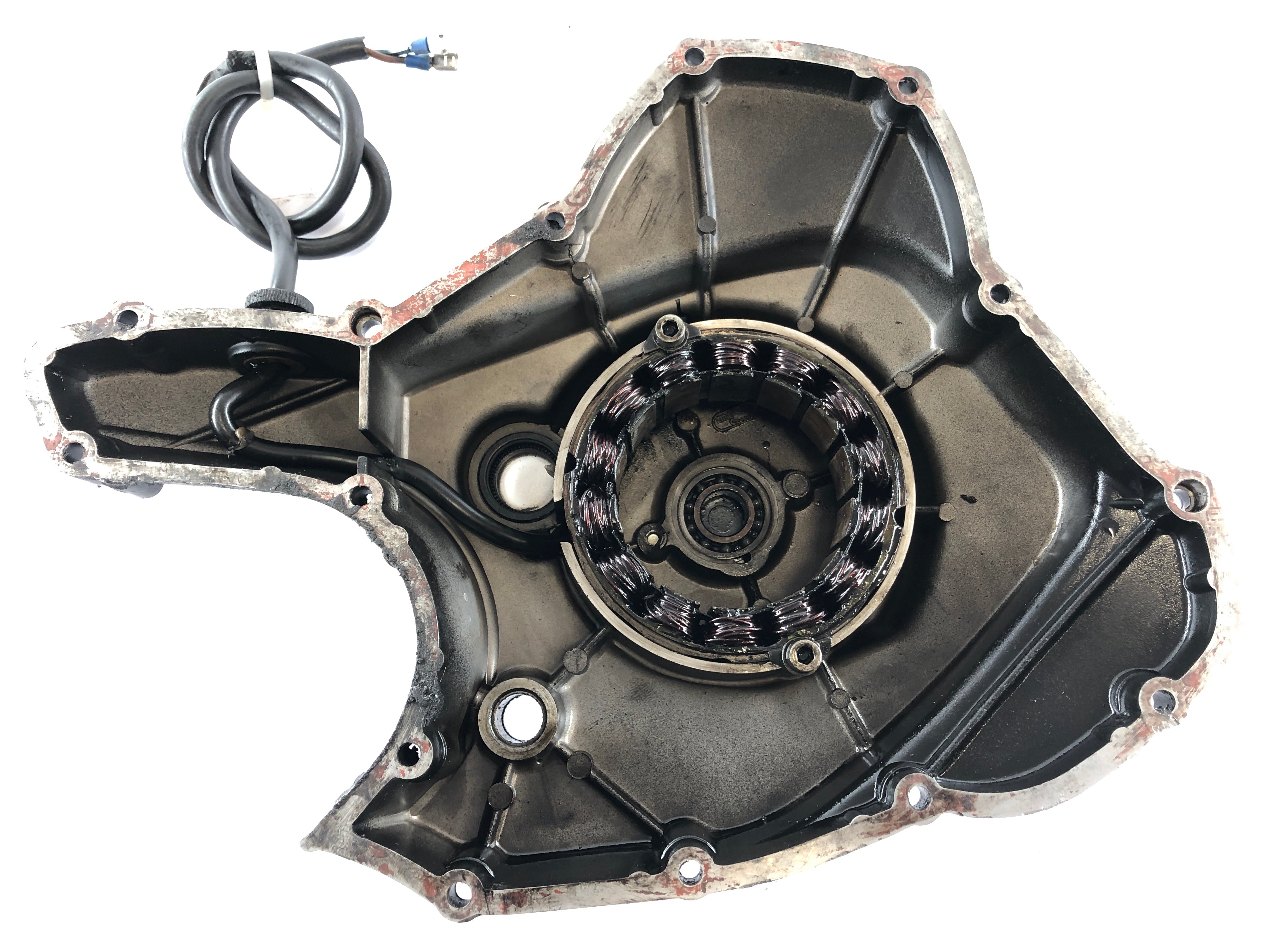 Ducati Paso 750 [1990] - Alternator cover with stator engine cover