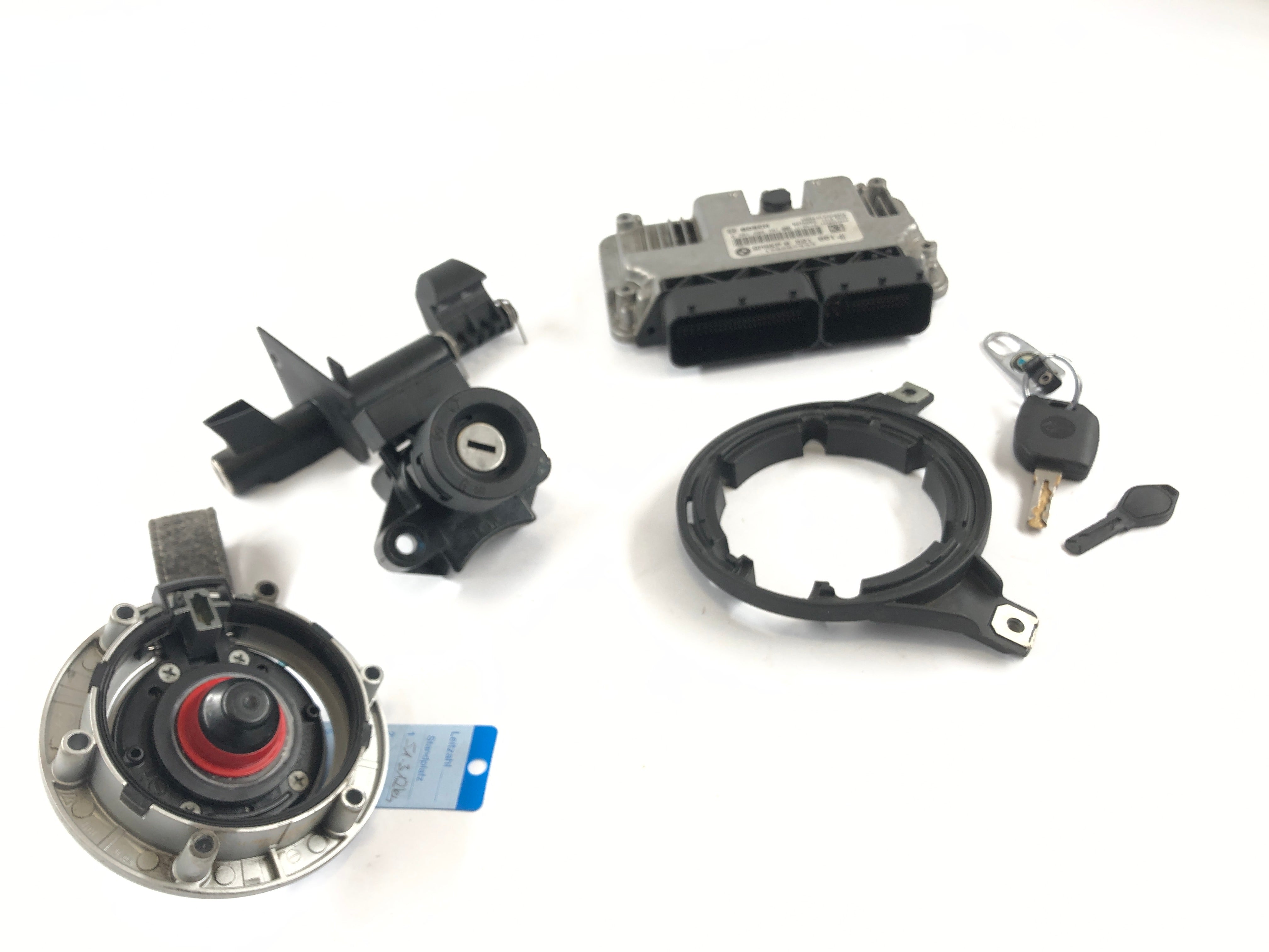 BMW K 1300 R [2010] - Kit serrure avec serrure de contact, serrure de selle, bouchon de réservoir et unité de commande