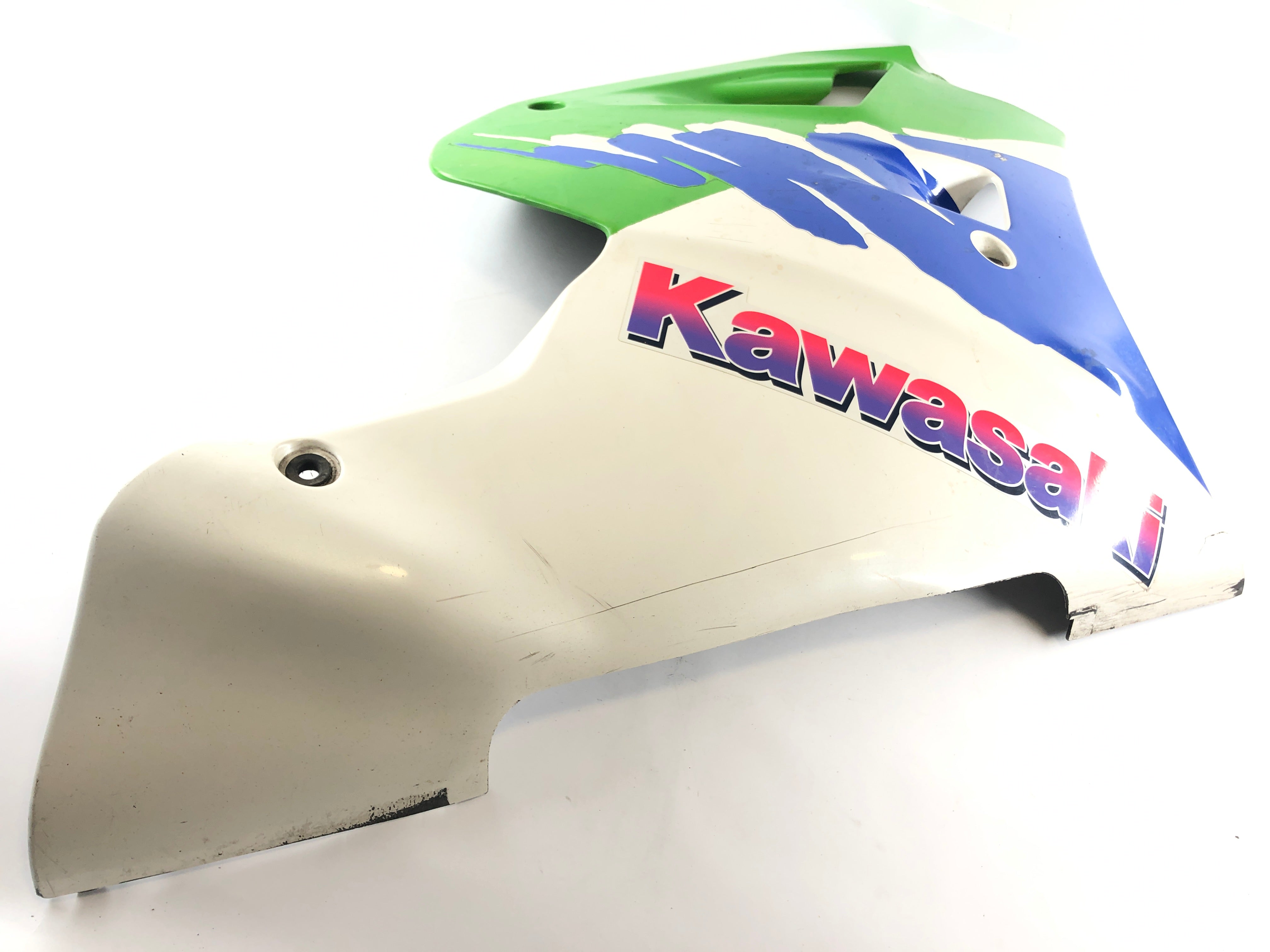 Kawasaki ZXR 400 ZX400L [1993] - Right side panel slightly torn