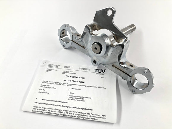 Harley Davidson FLST [1986-1990] - Gabelbrücke unten für FL Softail Chrom