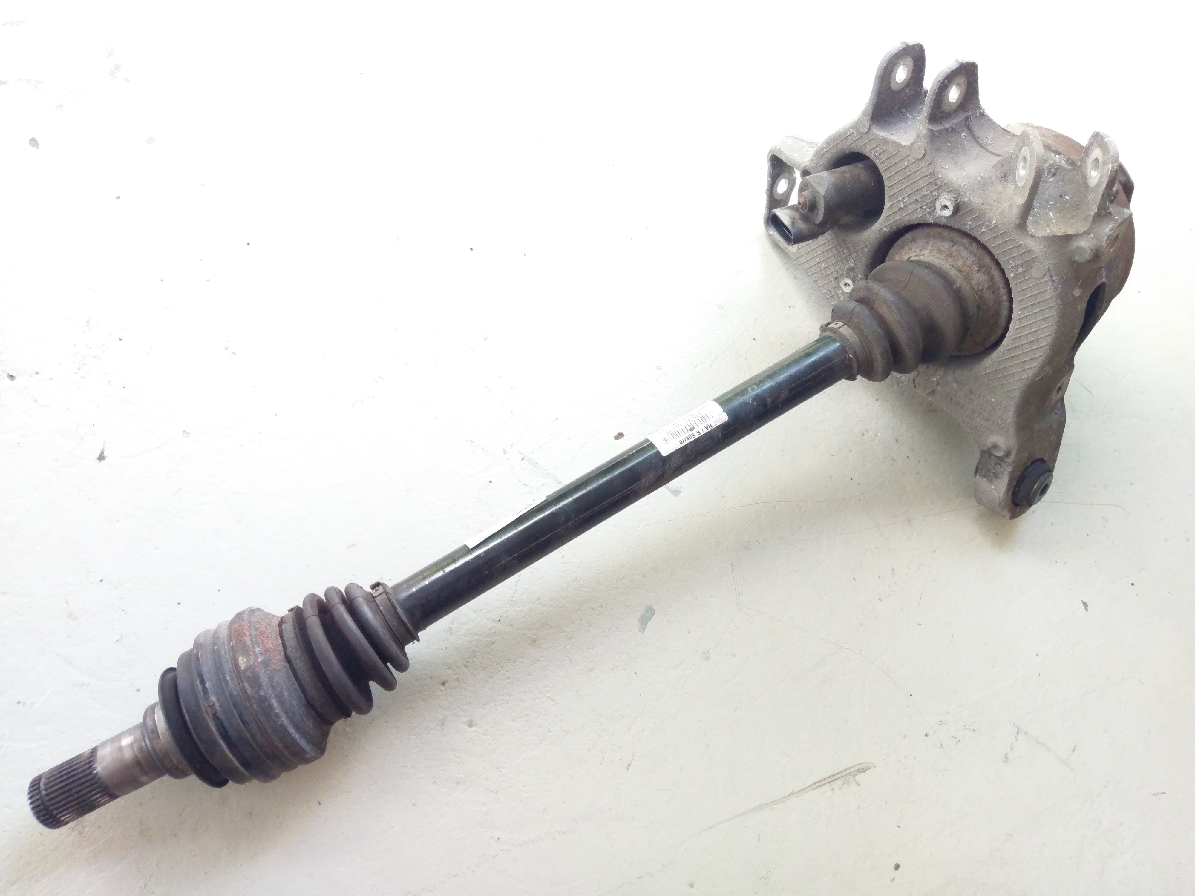 Porsche Panamera Turbo [2010] - Steering knuckle wheel hub drive shaft rear right - 0