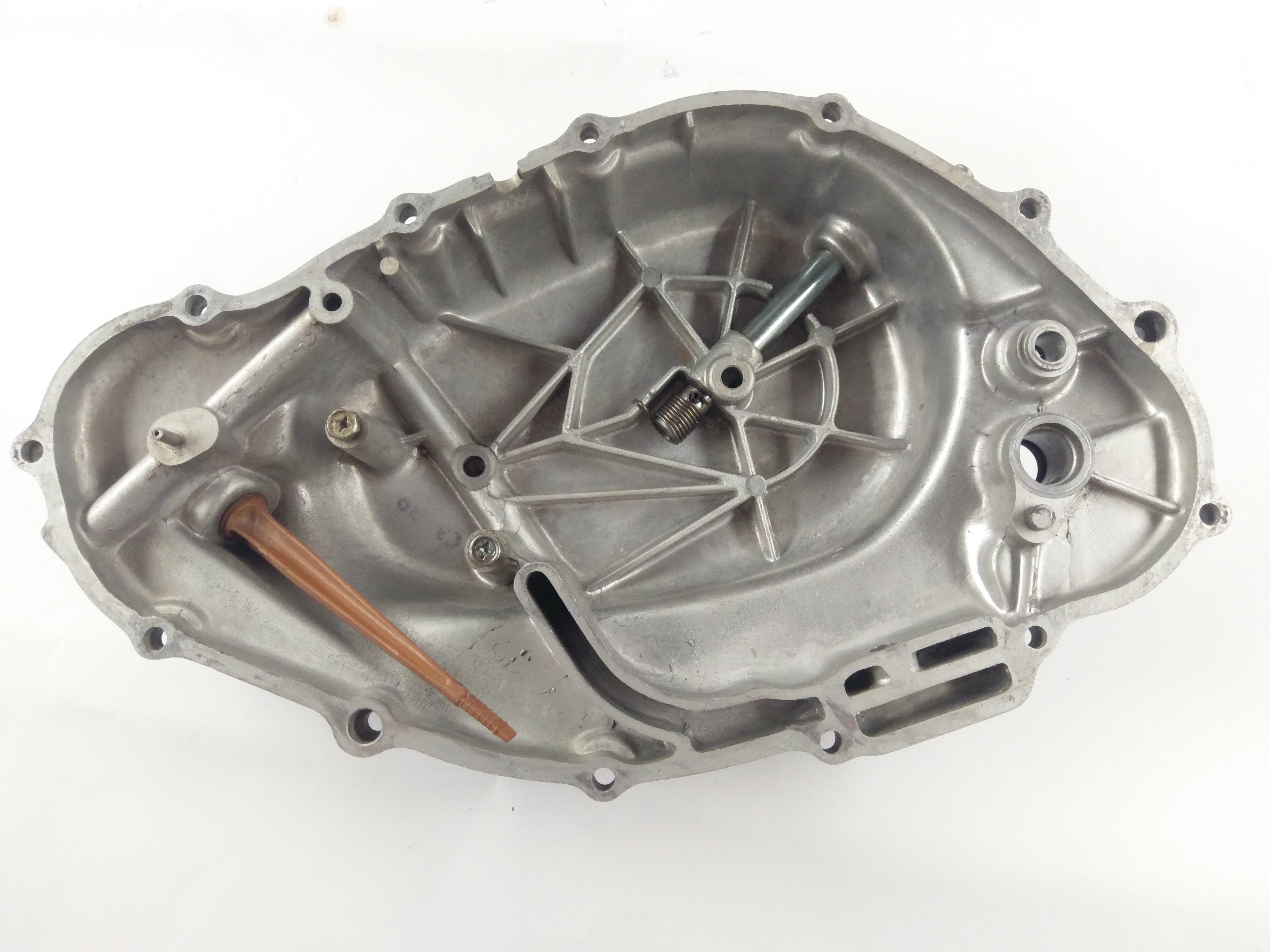 Honda XL 500 S PD01 [1982] - [1997] - Engine cover clutch cover silver