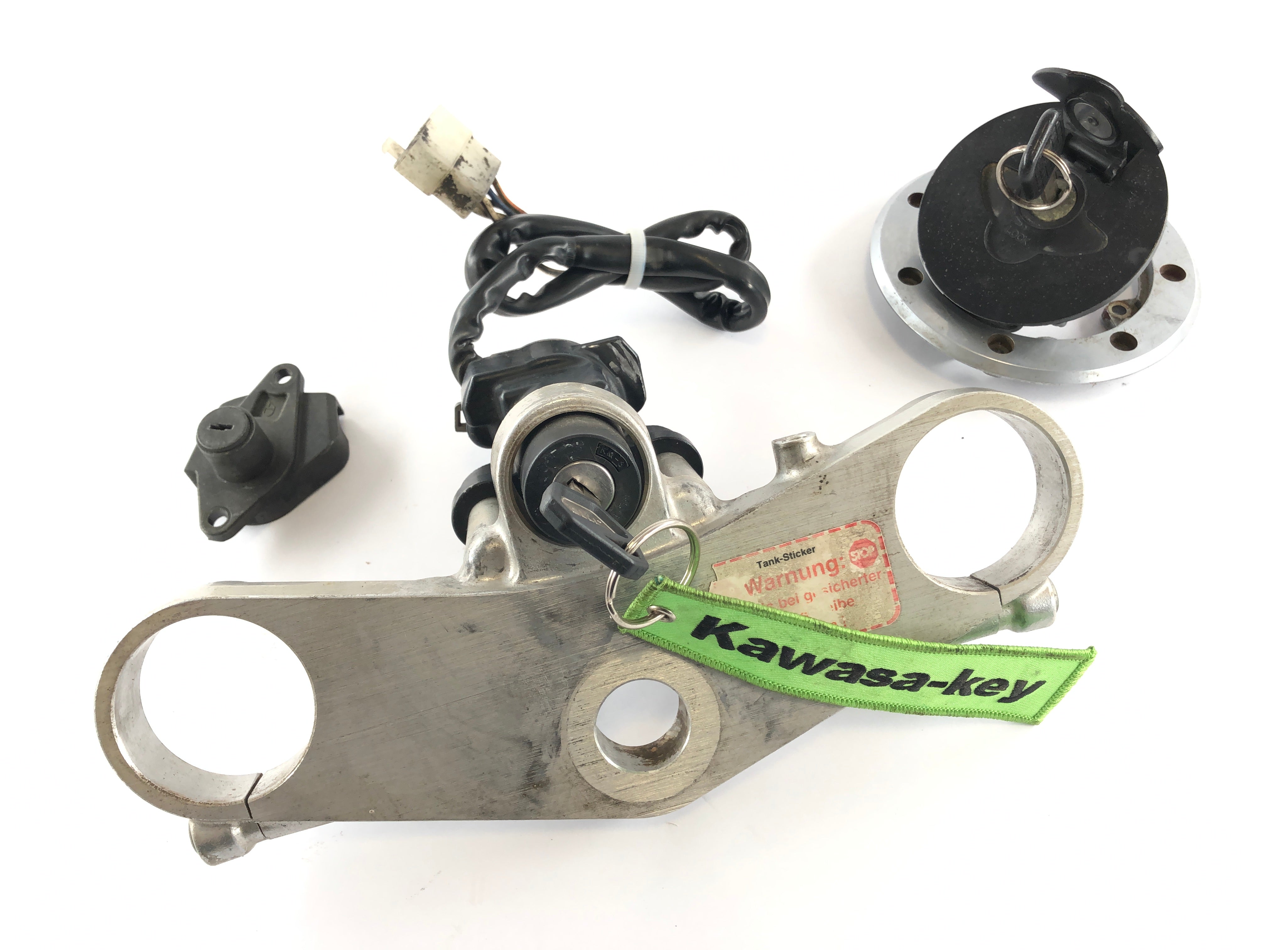 Kawasaki ZXR 400 ZX400L [1993] - Shock set with top triple clamp