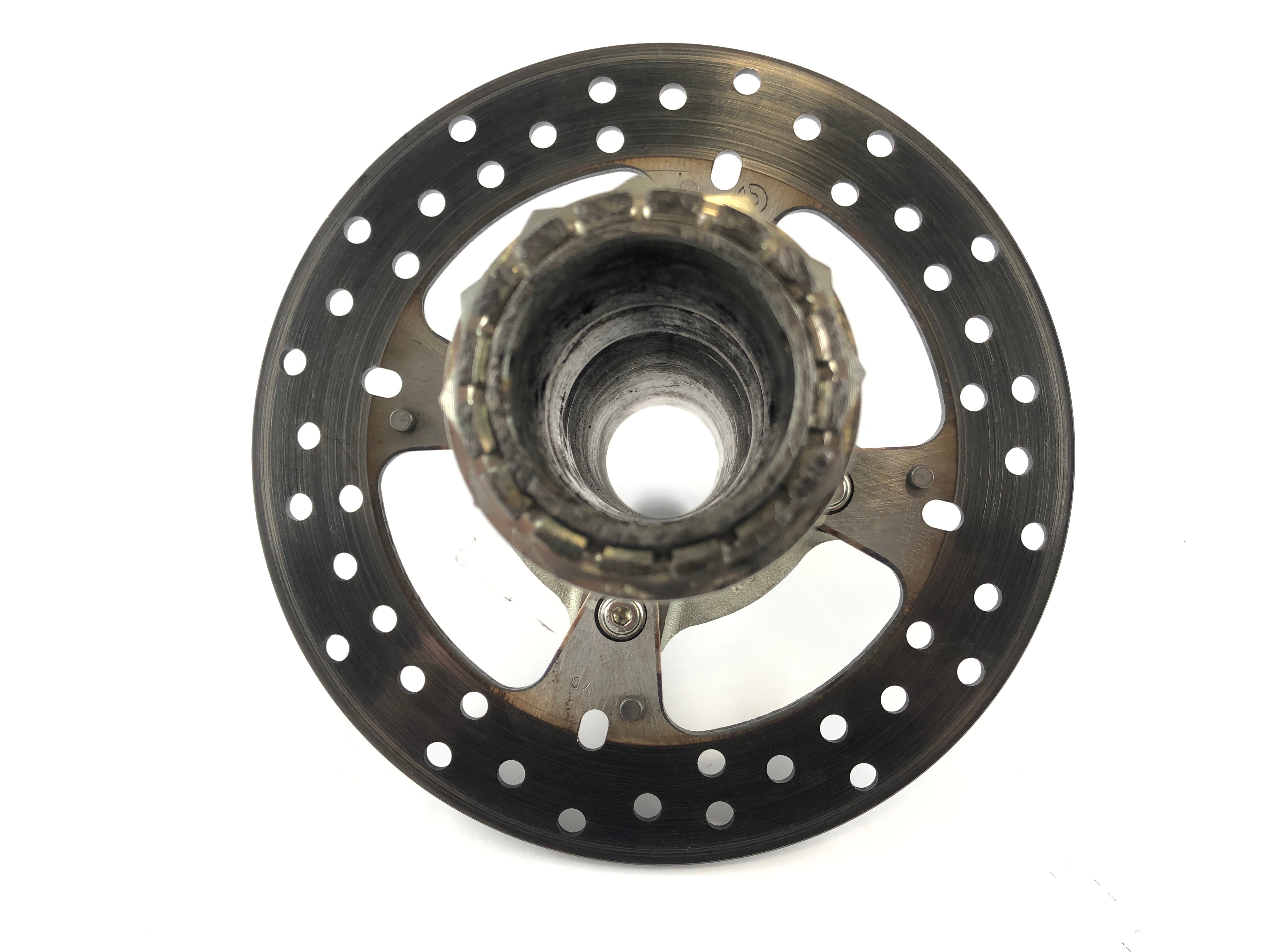 Ducati 1098 S [2007] - Rear axle rear wheel axle and brake disc