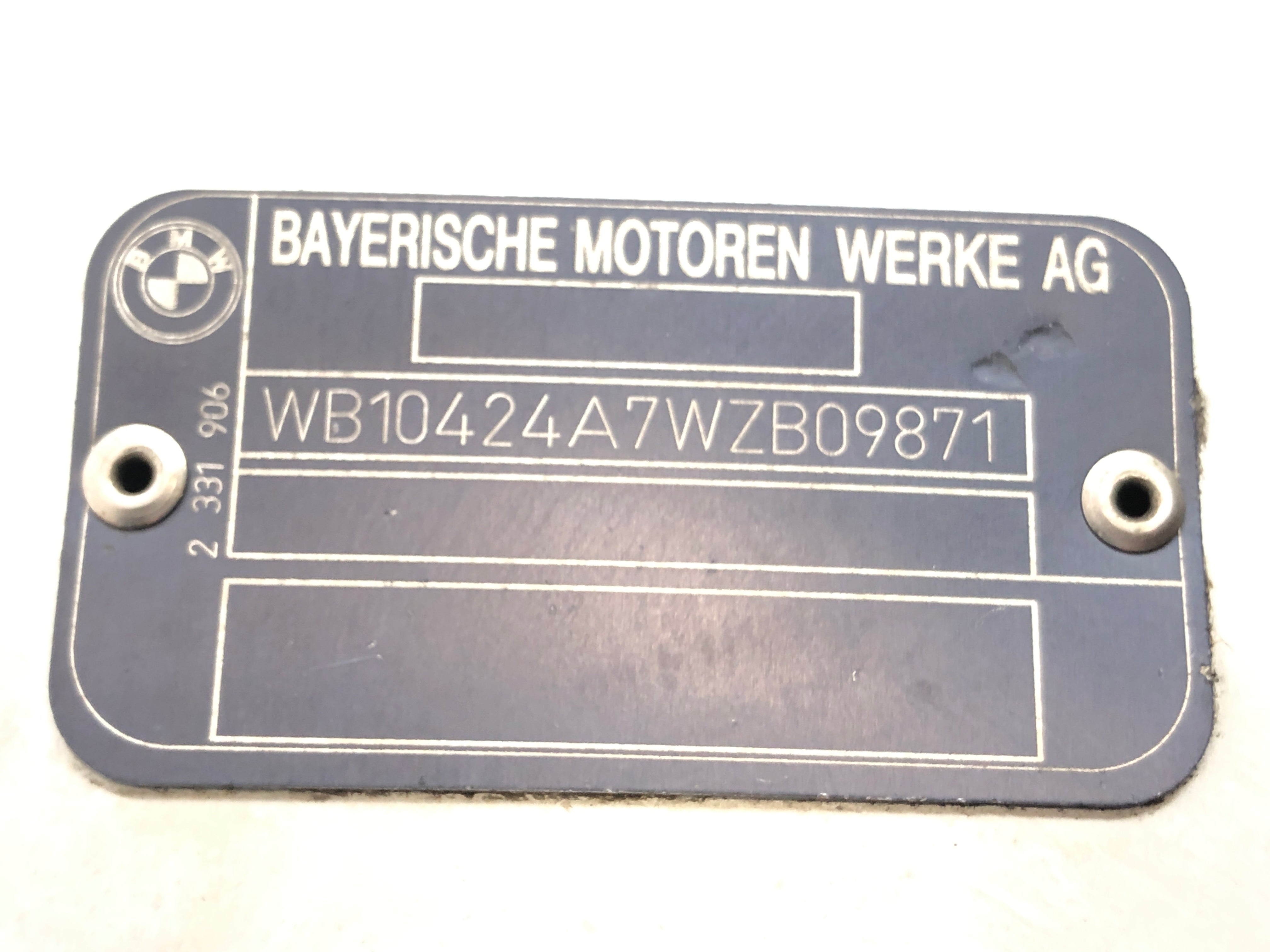 BMW R 1200 C 259C [1998] - Rammehode med papirer