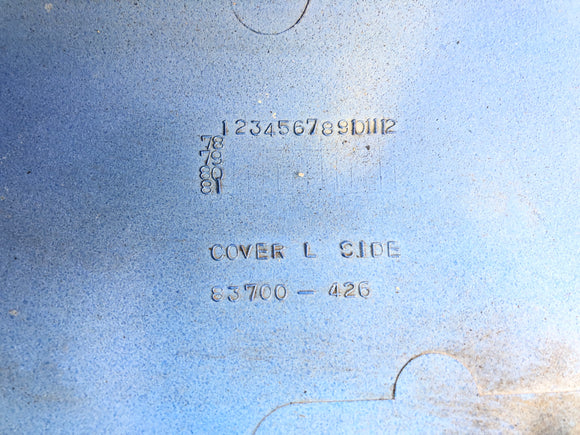 ホンダCB 650 RC03 [1980]  - 左側のサイドカバー