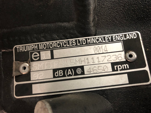 Triumph Sprint 955i RS T695 [2000] - Rahmen mit Papieren