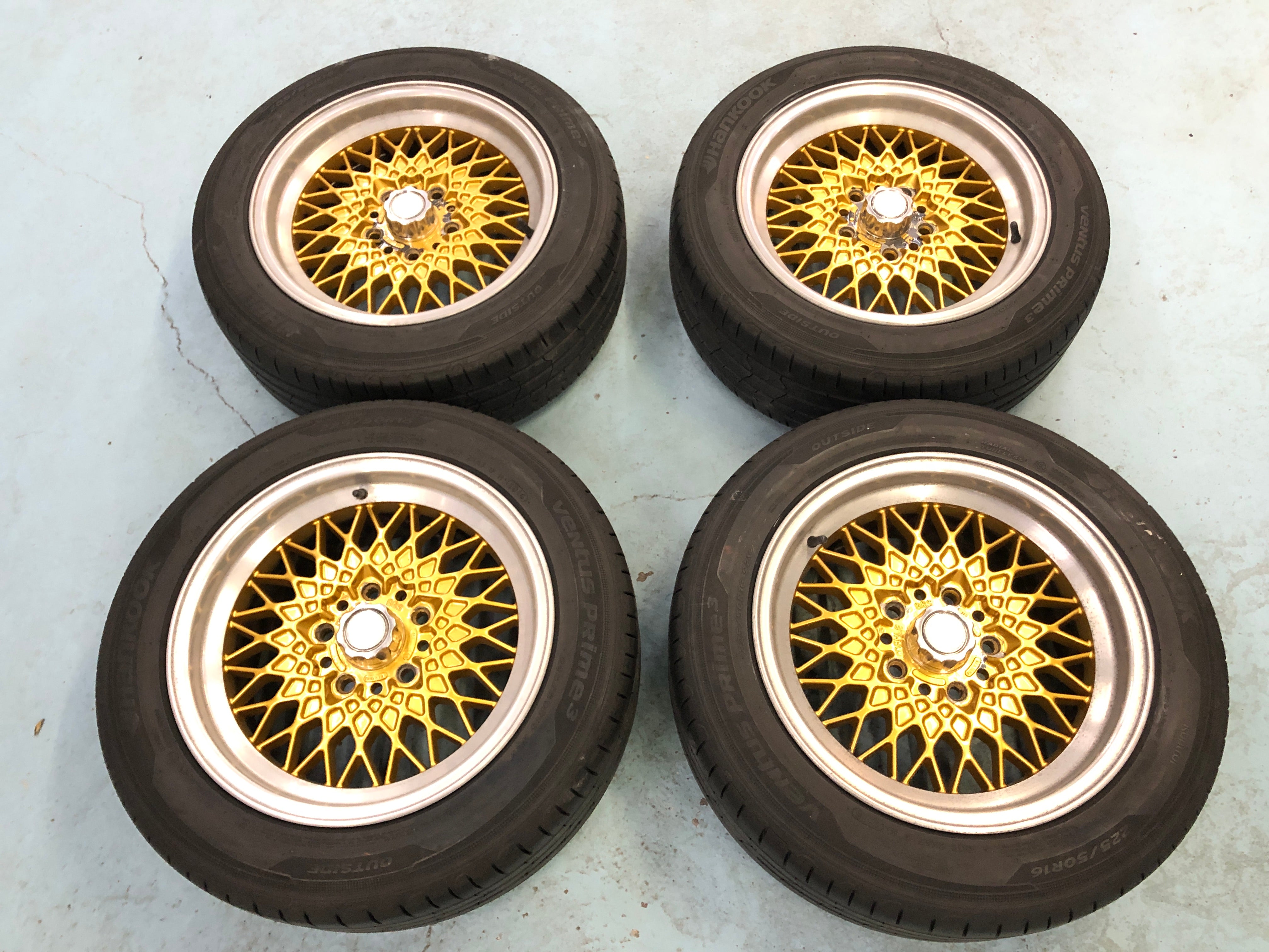 BMW M 535i E28 [1986] - Wheel set BBS 7J16 and 8J16 Hartge