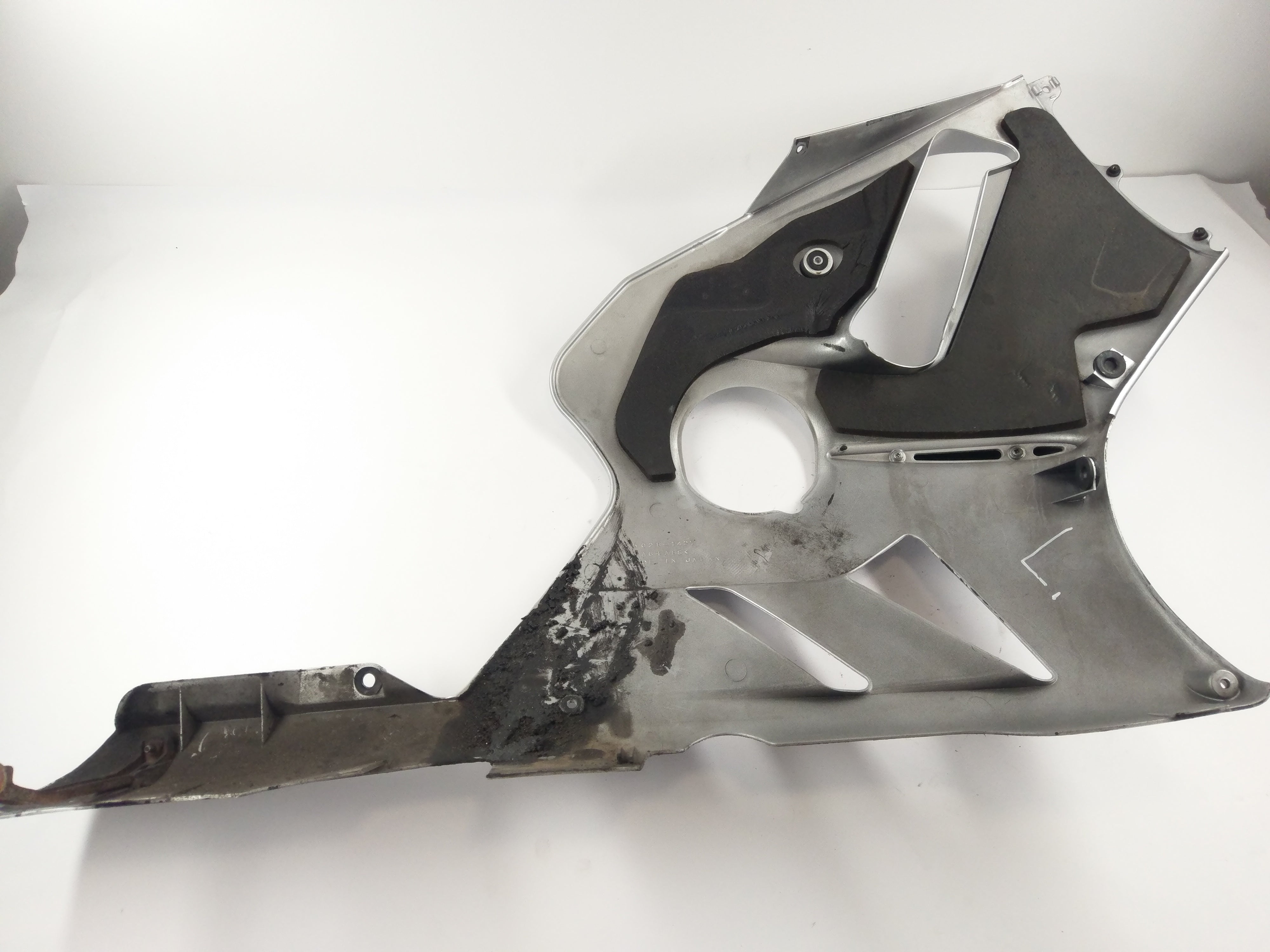 Kawasaki ZX-12R ZXT20A [2003] - Fairing side panel left silver TOP