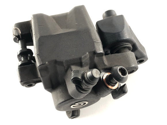 BMW F 650 CSスカーバー[2001]  - アンカープレート付きの背面にブレーキキャリパー