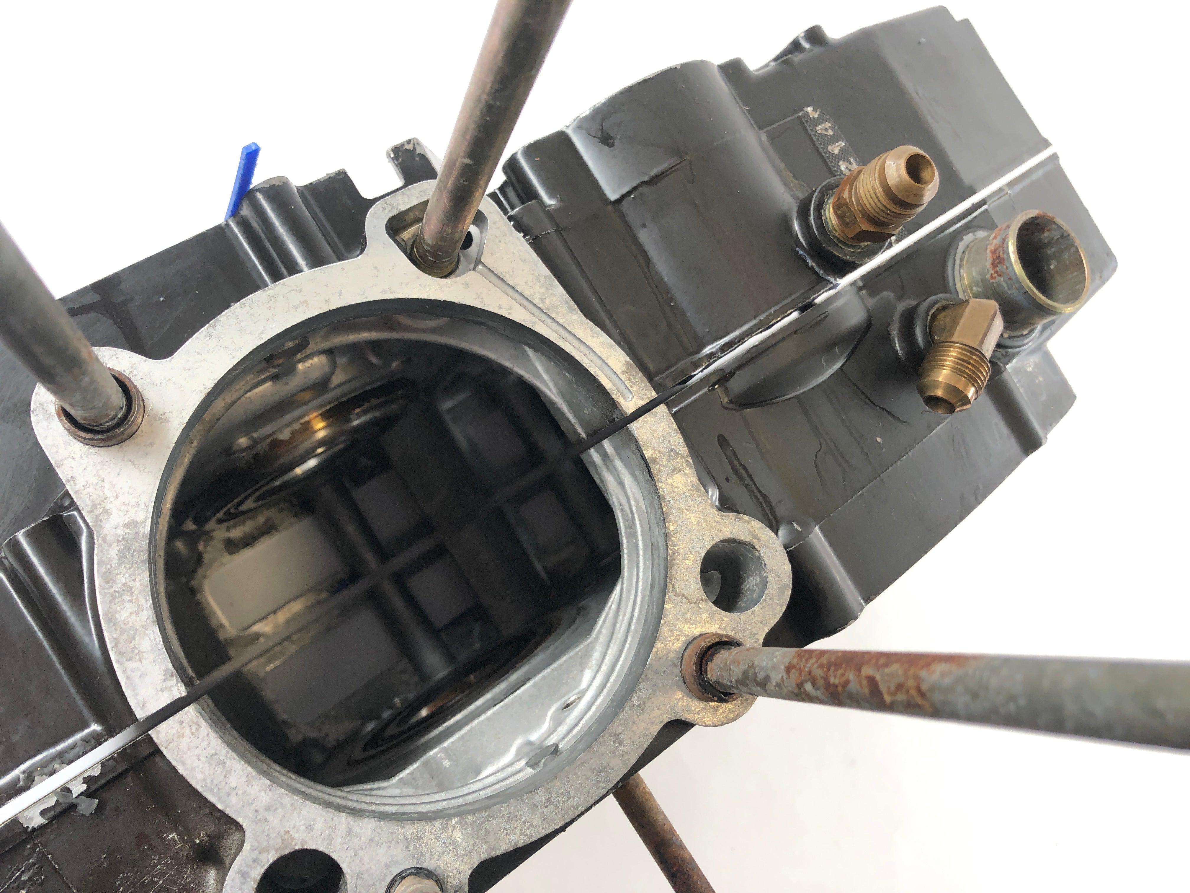 KTM 500 GS K4 [1983 Rotax] - Engine housing empty housing