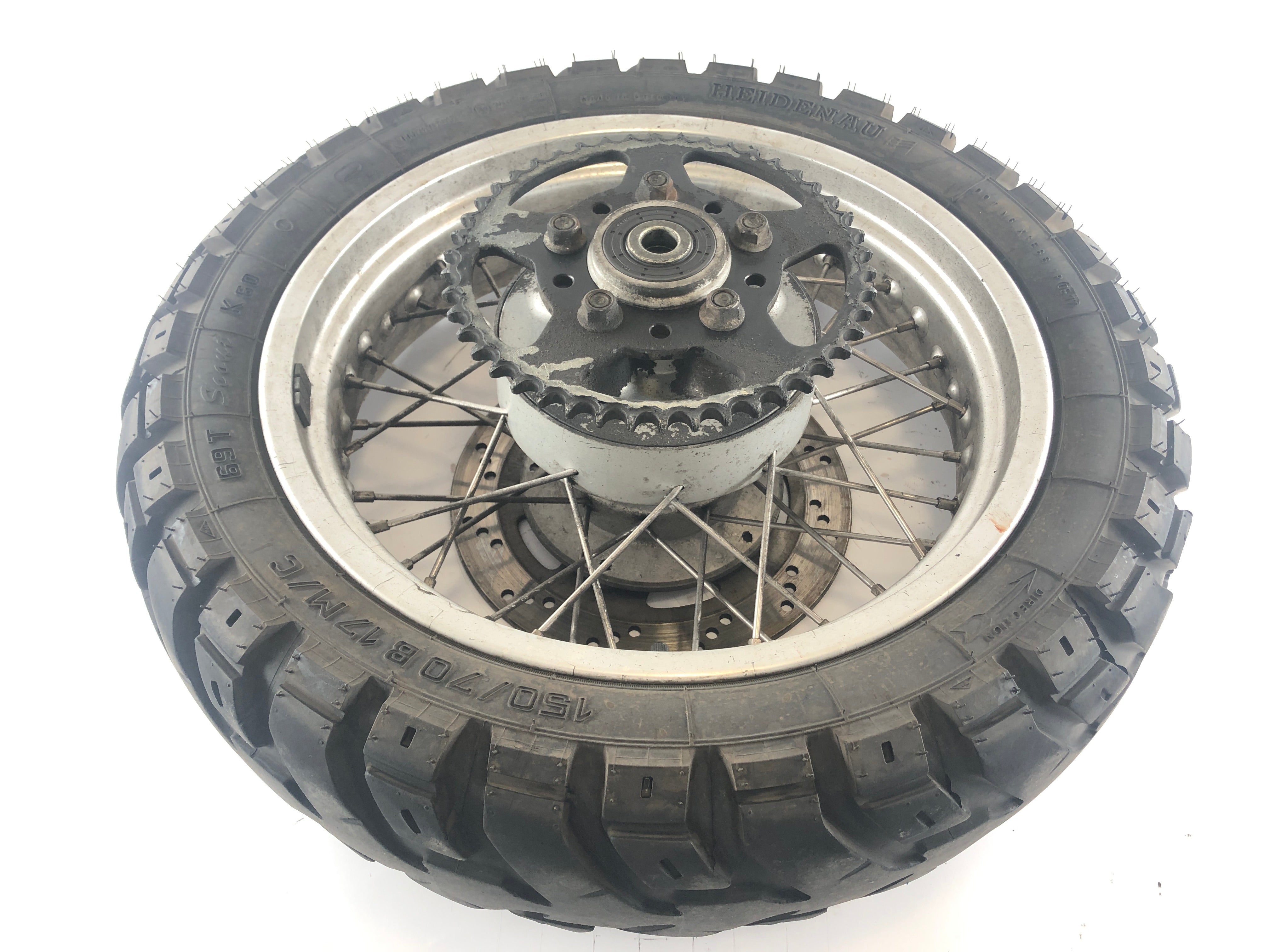 Triumph Tiger 955i 709EN [2001] - Rear wheel rim with brake disc