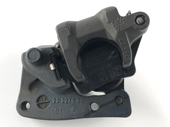 BMW F 650 CSスカーバー[2001]  - アンカープレート付きの背面にブレーキキャリパー