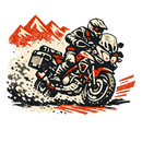 Suzuki dl 800 [Hoodie] - Rallye Rétro - Impression au dos