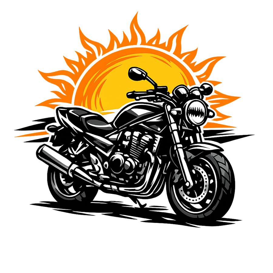 Suzuki gsf 650 [Hoodie] - Sunset Split - Impression au dos