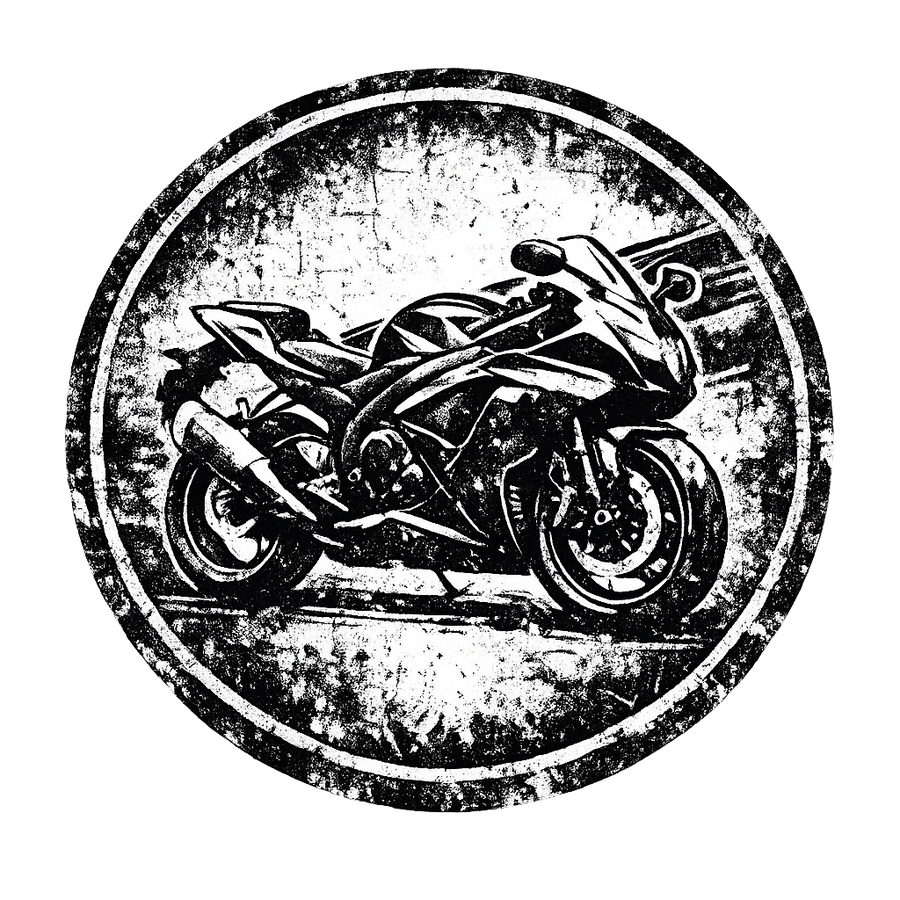 Suzuki gsx-r 600 [Camiseta] - Insignia Grunge - Impresión en el pecho