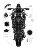 Suzuki gsx-r 600 [Felpa con cappuccio] - Tecnologia top-down - Stampa sul retro