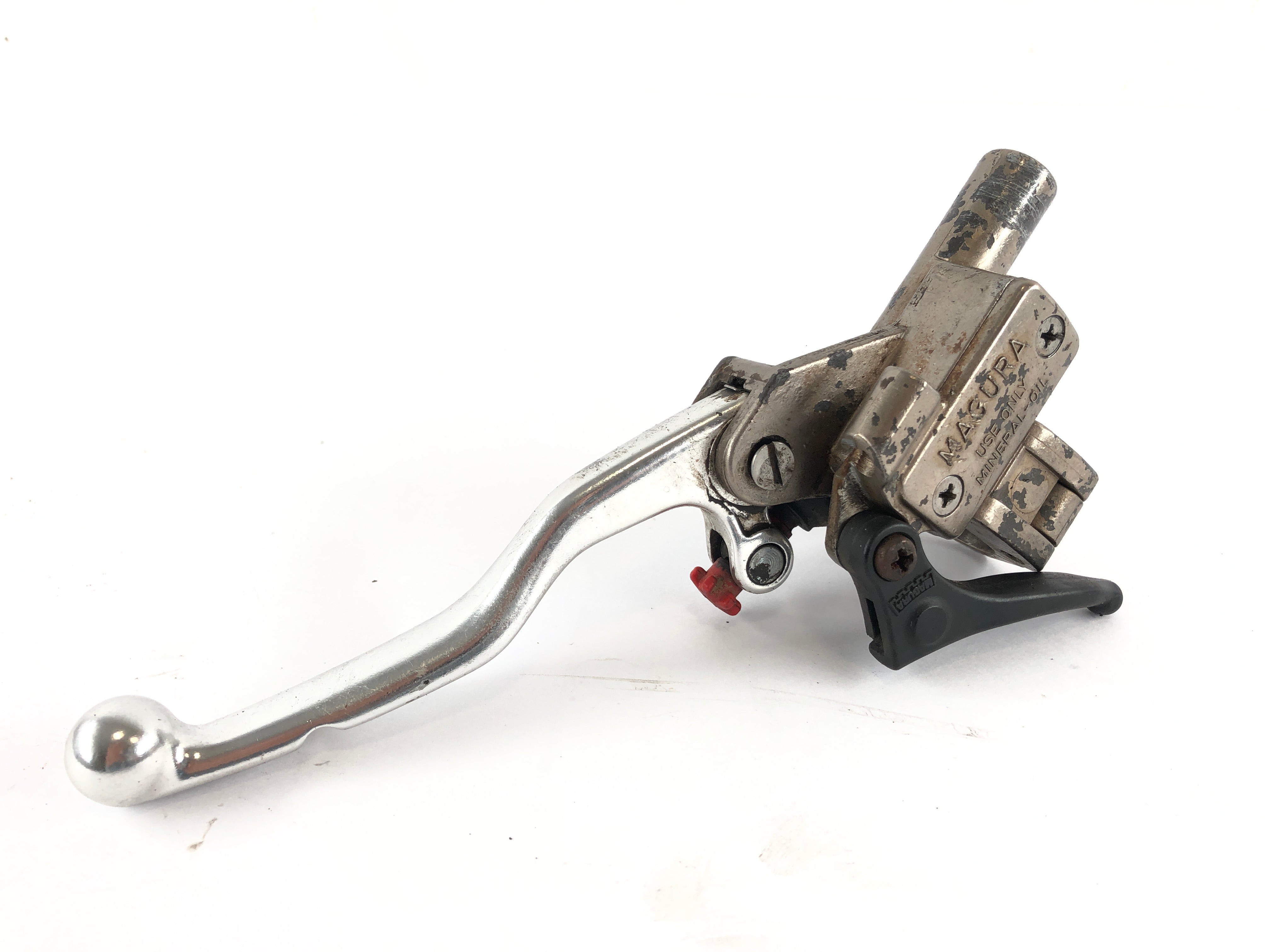 Husaberg FE 501 [2002] - Handlebar fitting left clutch pump with brake lever and decompression lever