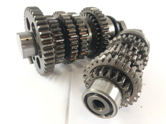 Triumph Sprint 955i RS T695 [2001] - převodovka s přepínáním válce, přepínání vidliček a přepínání hřídele