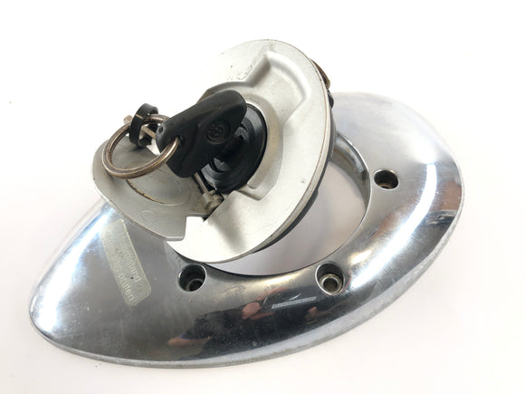 BMW R 1200 C 259C [1998] - Ponte do garfo na parte superior com uma unidade de trava e controle no topo