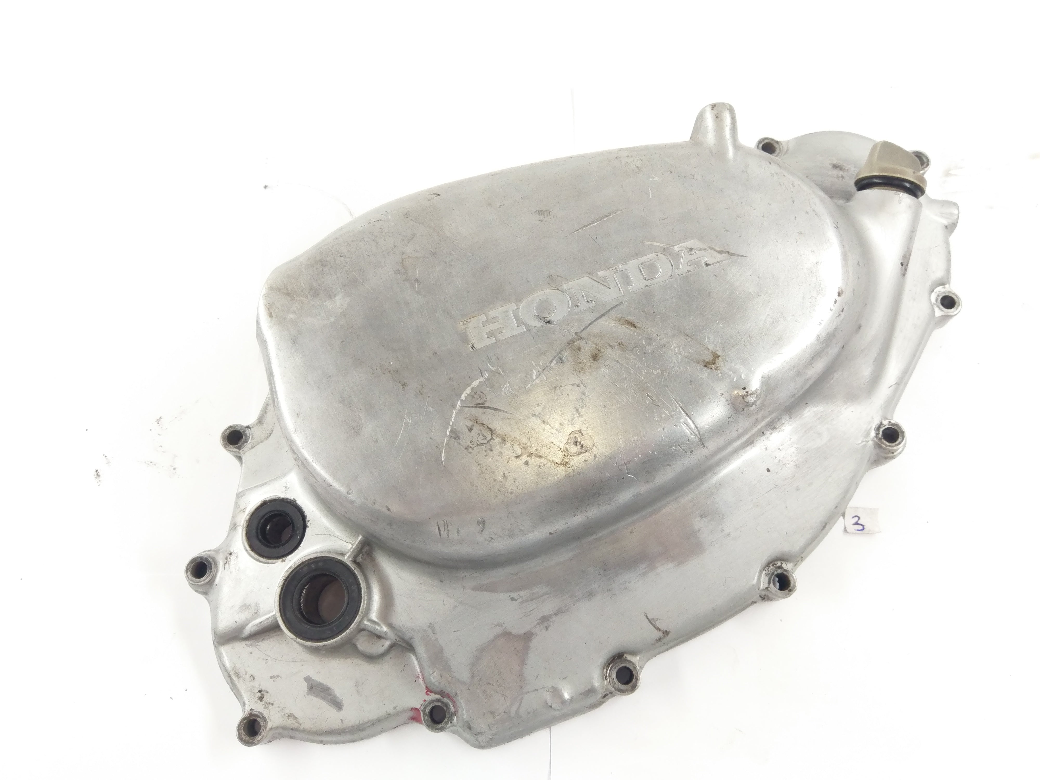 Honda XL 500 S PD01 [1982] - Engine cover clutch cover silver - 0