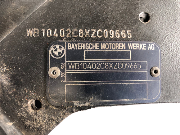 BMW R 1100 R Tipo 259 [1999] - Cabeça de quadro com papéis