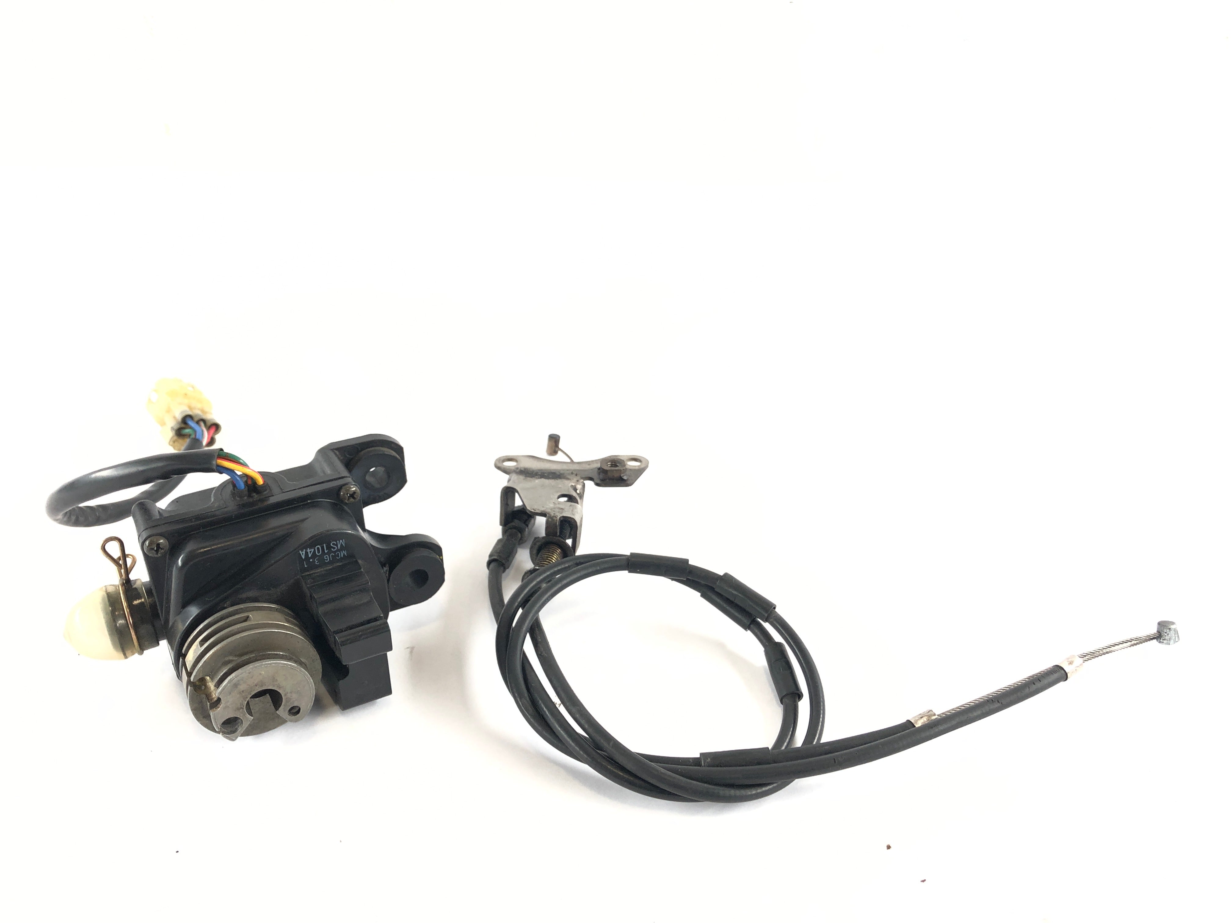 Honda CBR 900 SC50 - Exhaust flap actuator with Bowden cables