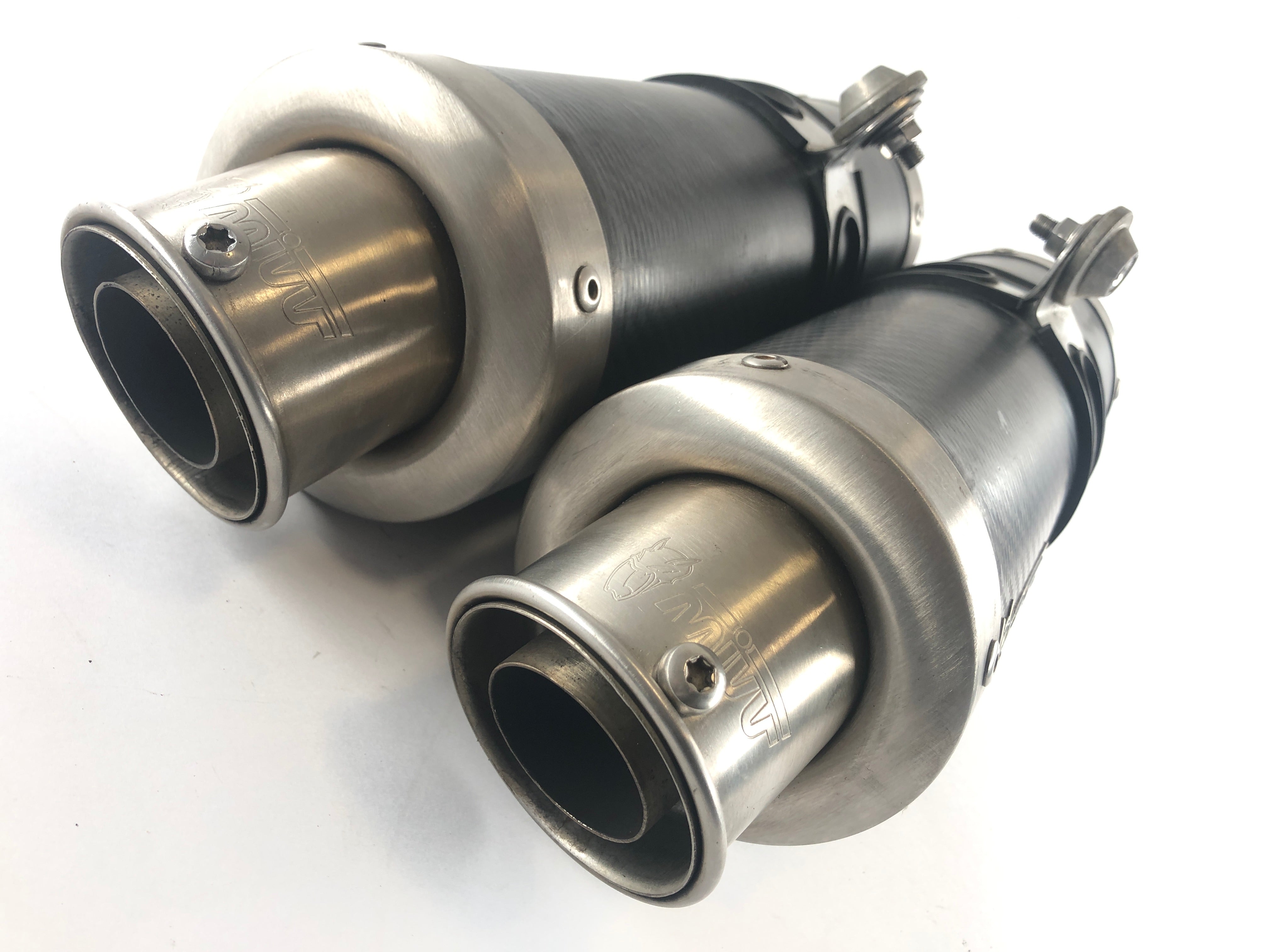 Ducati 999 H4 [2003] - Silencer Exhaust Mivv Pair with DB Eater