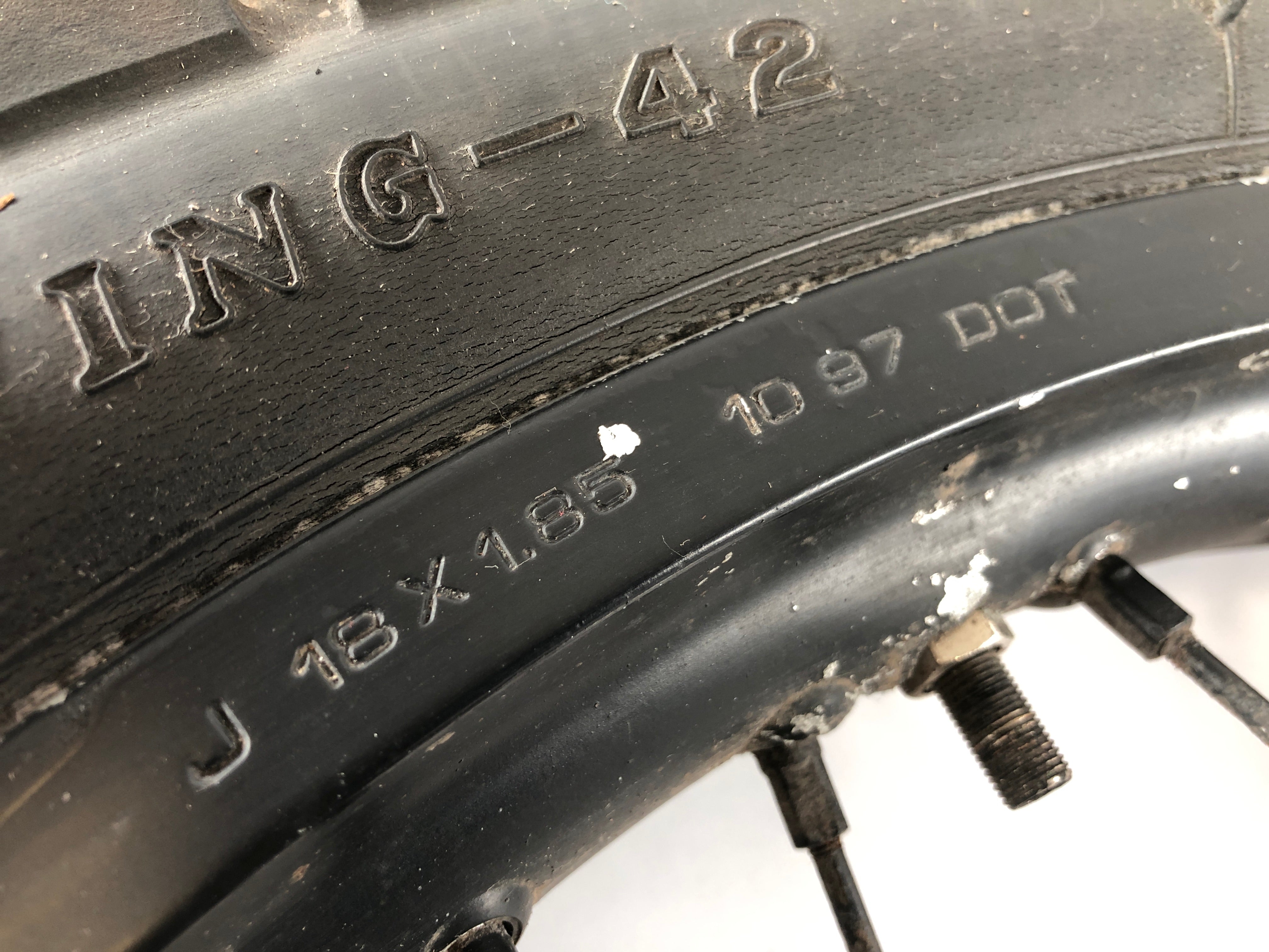 Kawasaki KMX 125 MX 125 B [1998] - Rear wheel rim