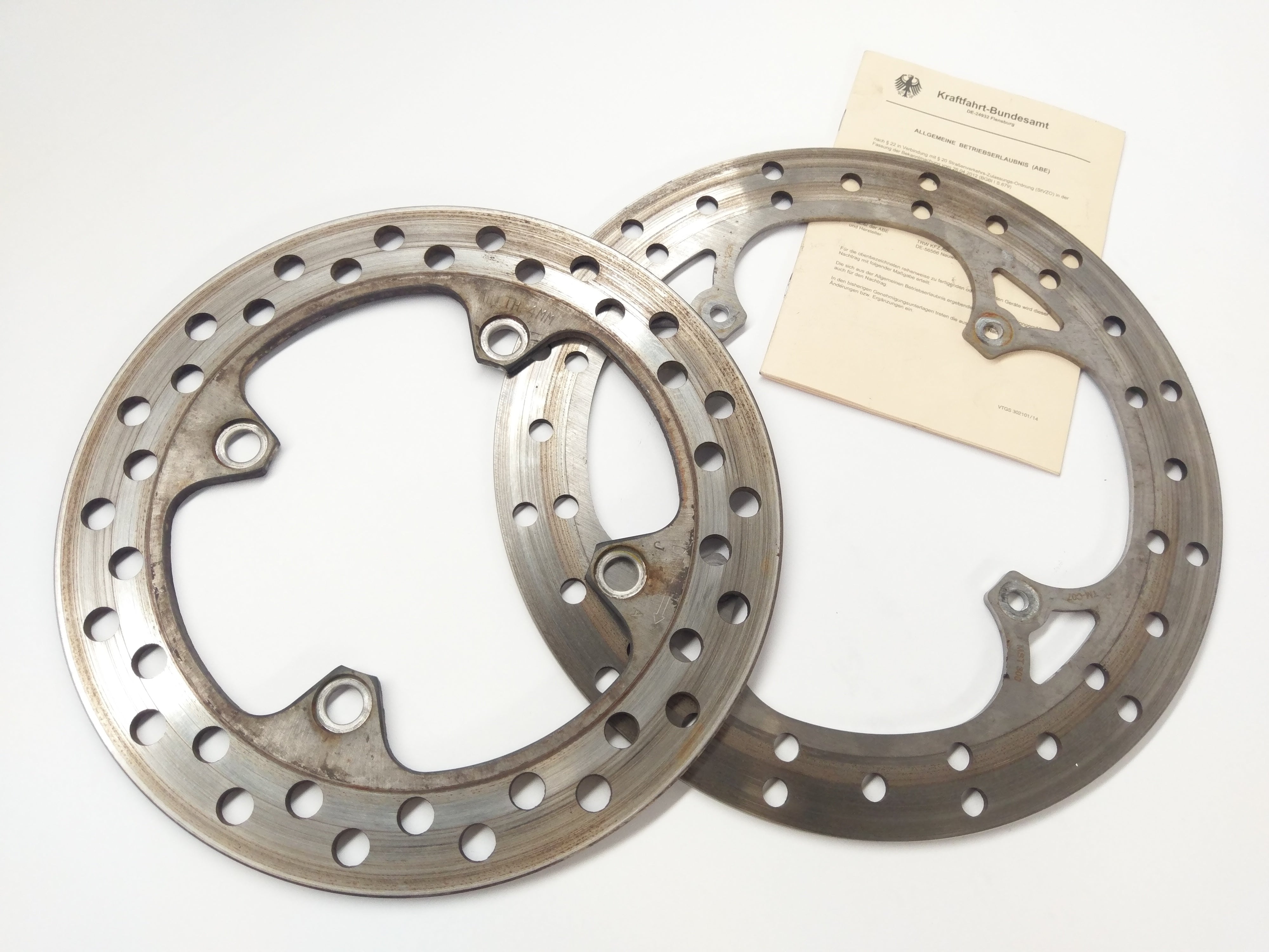 Honda XR 600 R PE04 [1994] - Brake disc set with ABE for front