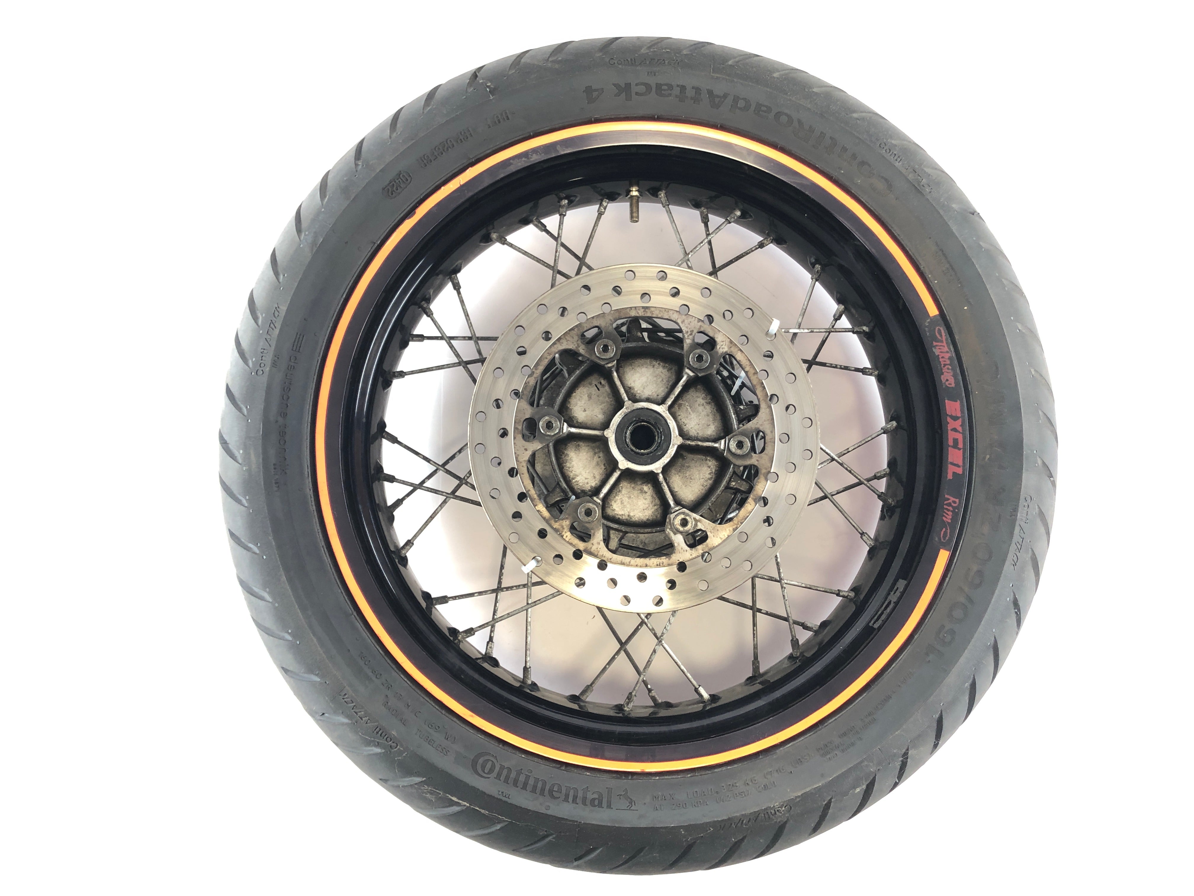 Yamaha XT 660 DM01 [2005] - RIM posteriore della girante rad con pneumatici 160 60 ZR17 Dot0422