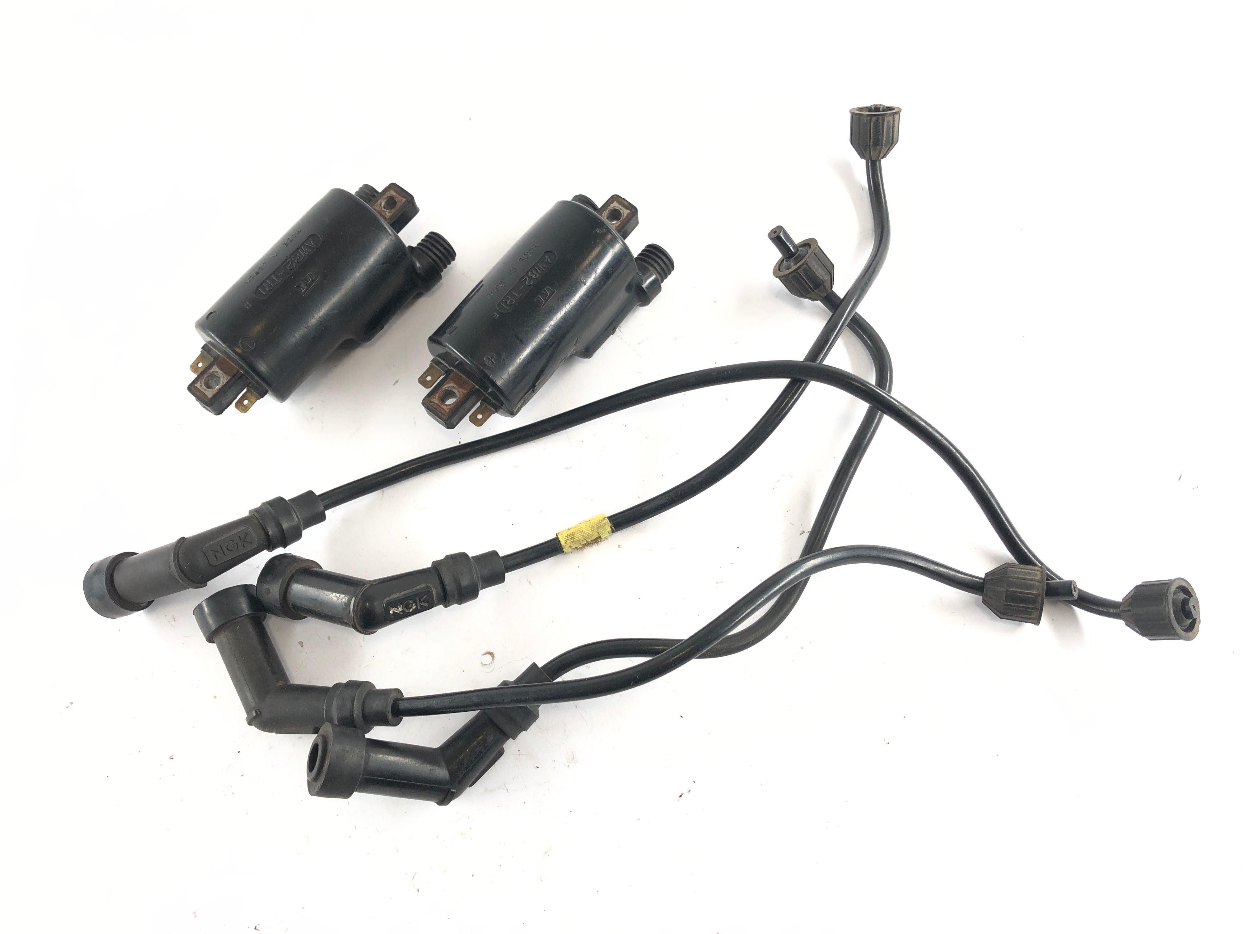 Honda CB 650 RC03 [1980] - Ignition coils with cable and spark plug cap set