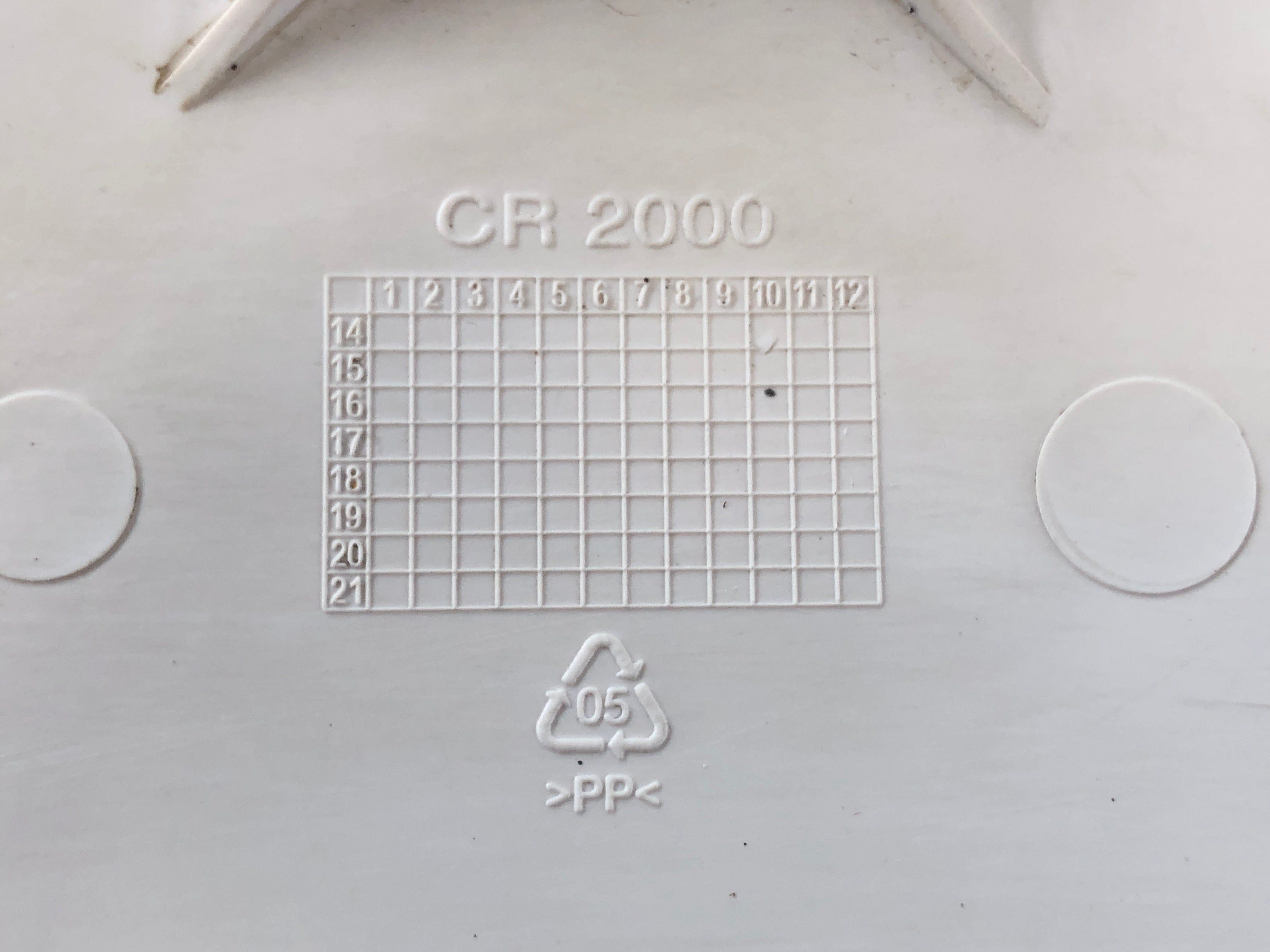 Honda CRF 450 R [2003] - Plaque d'immatriculation avant