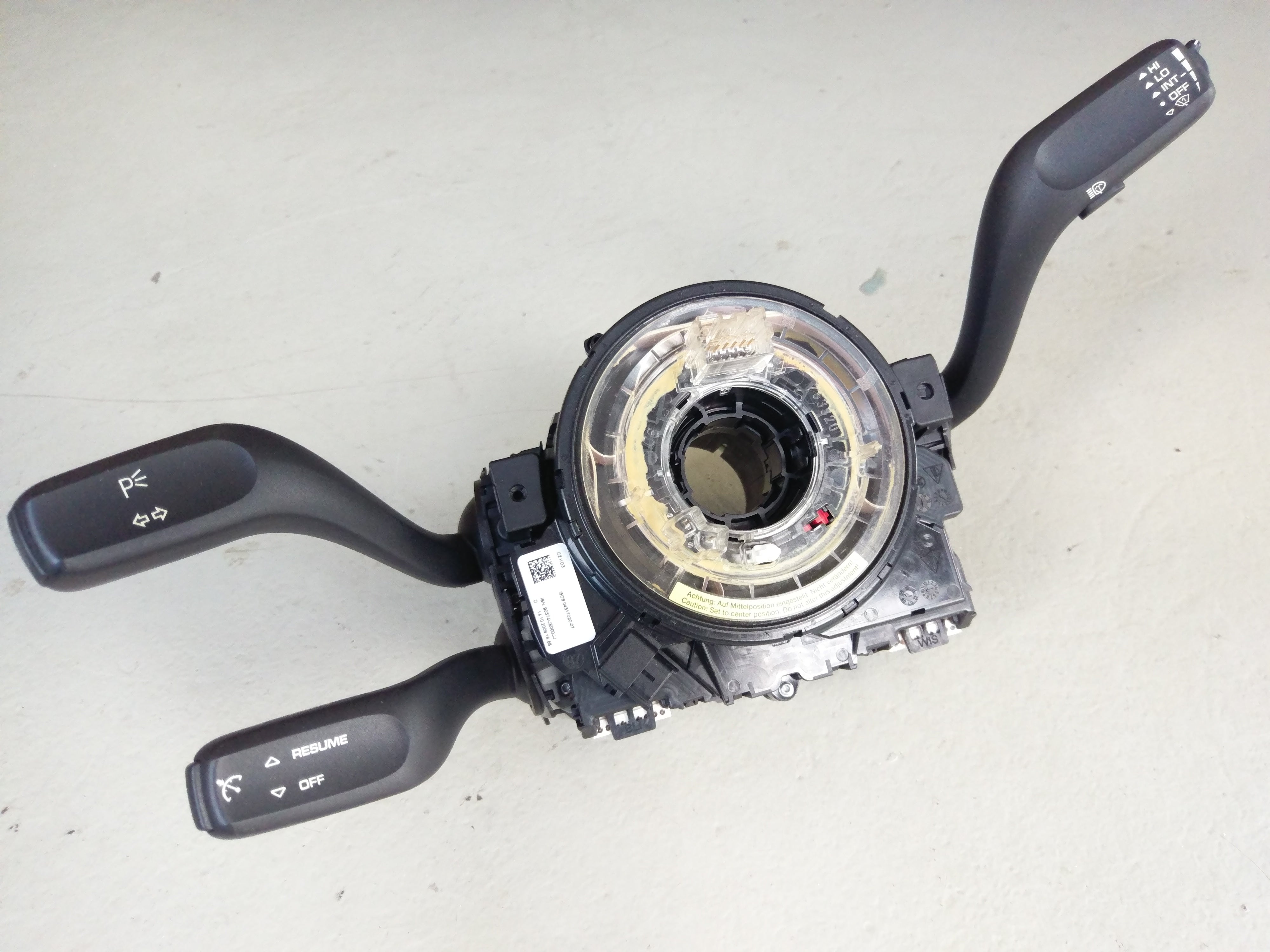 Porsche Panamera Turbo [2010] - Steering column switch