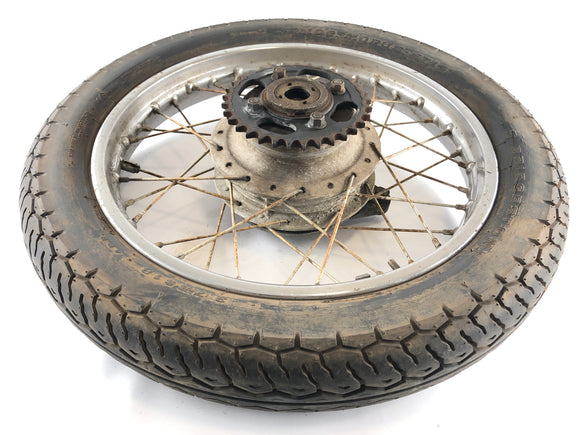 Honda CJ 360 T [1980] - Libro radical de la rueda trasera