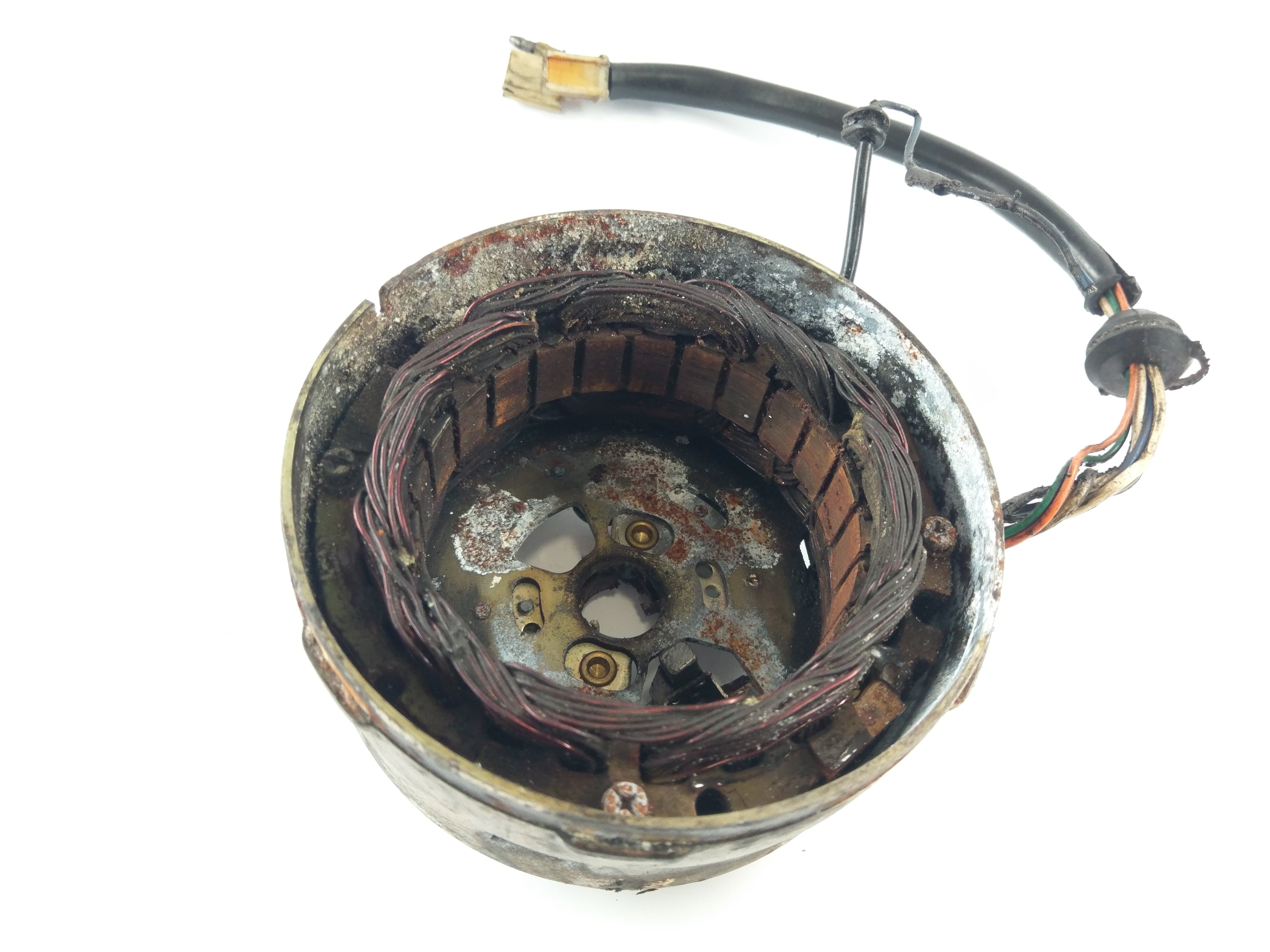 Yamaha RD 350 Typ 351 - Lichtmaschine Stator mit Kontakten