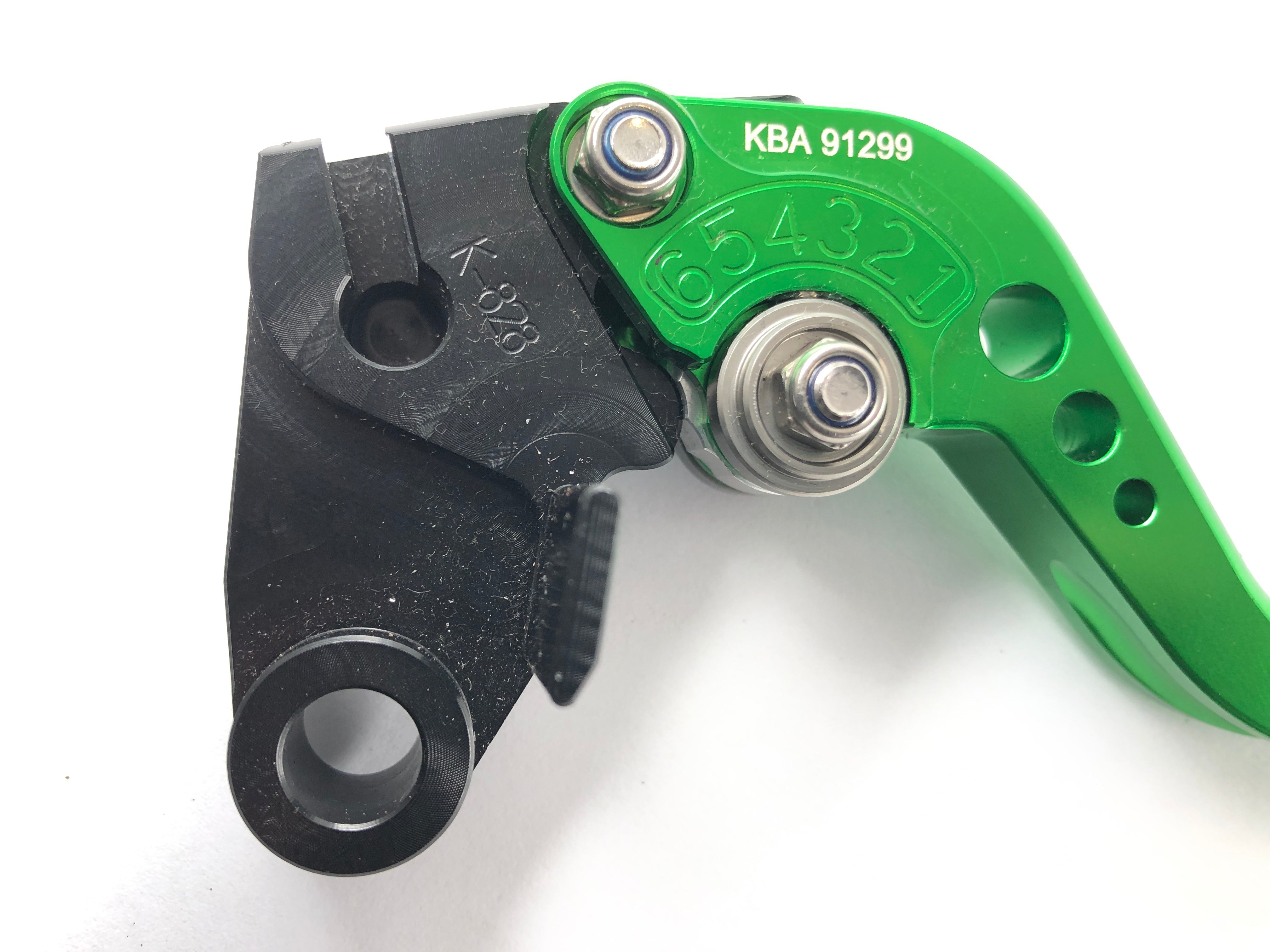 V-Trec [Suitable for many other models] - Brake lever and clutch lever green, KBA 91299