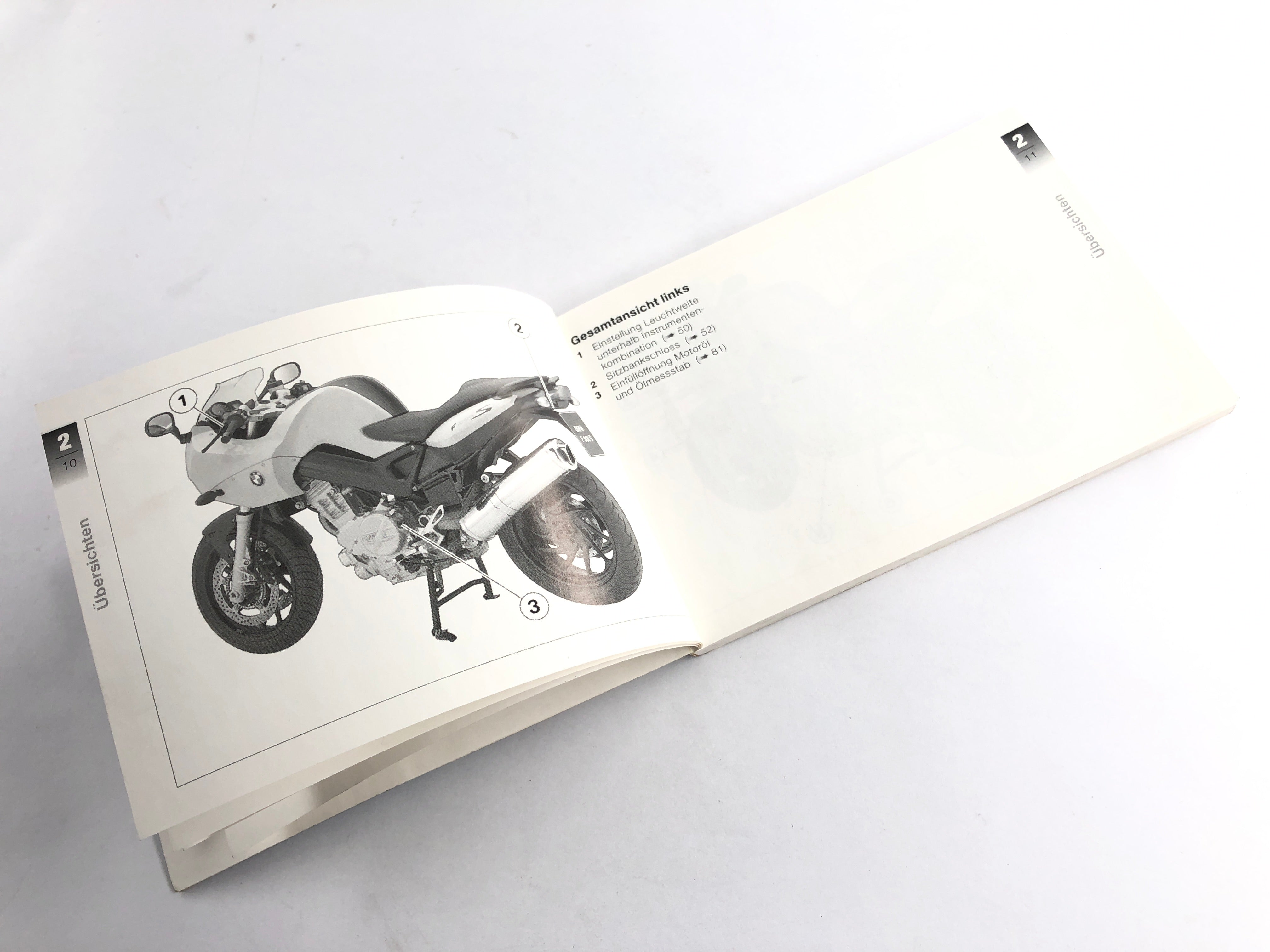 BMW F 800 S [2007] - Owner's Manual